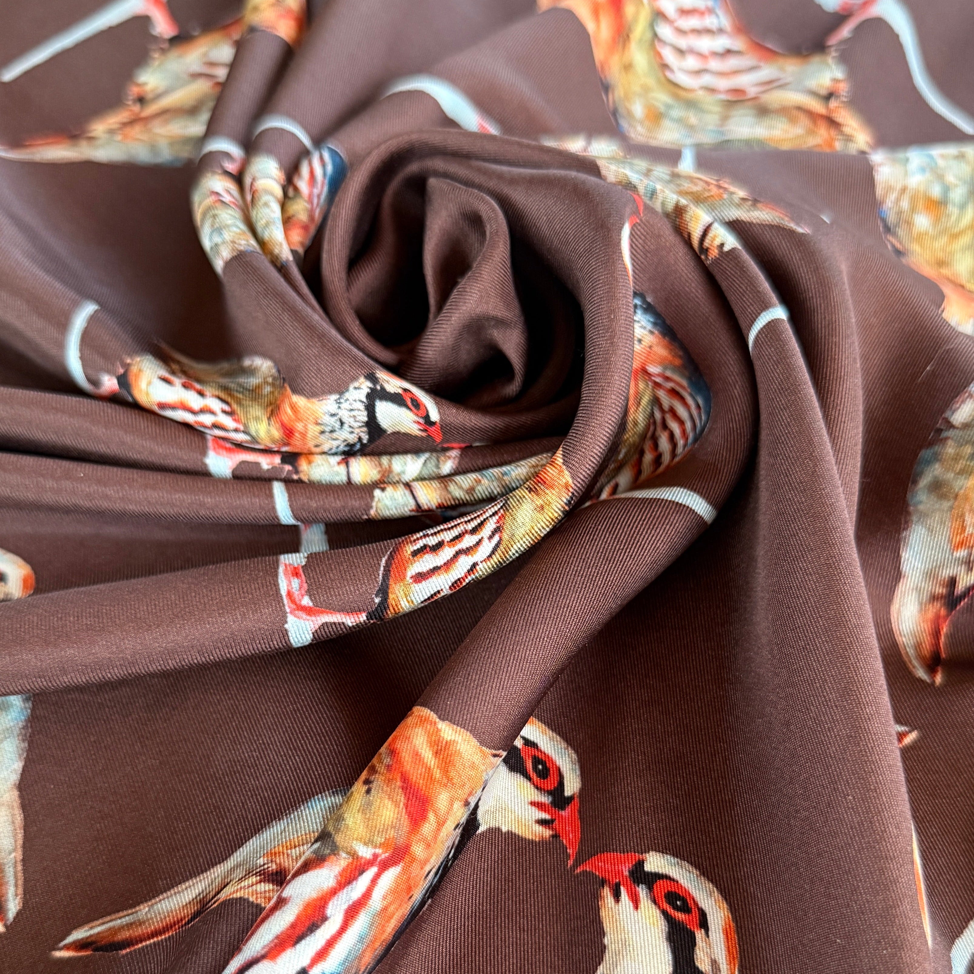 Silk Scarf - Partridge