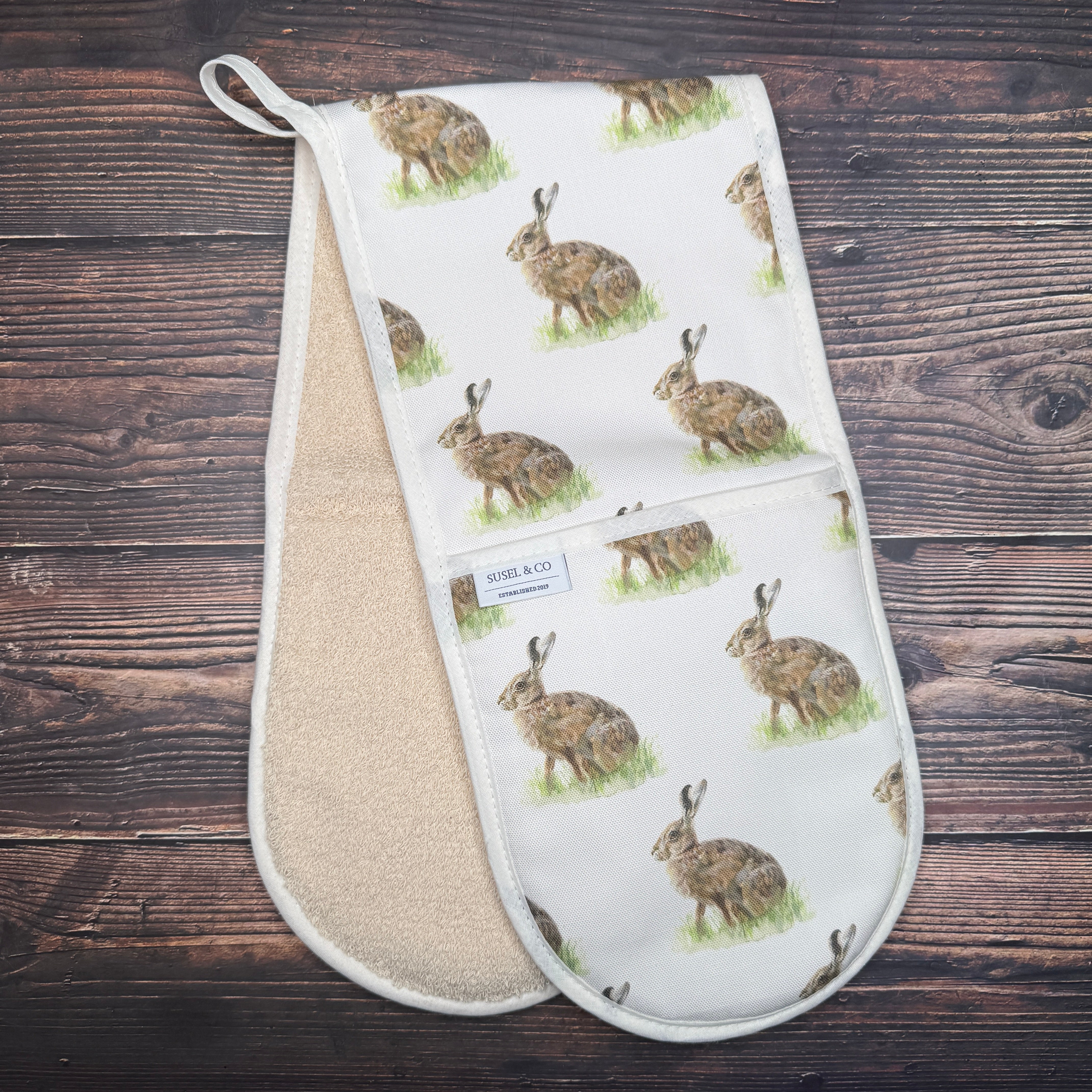 Hare - Double Oven Gloves