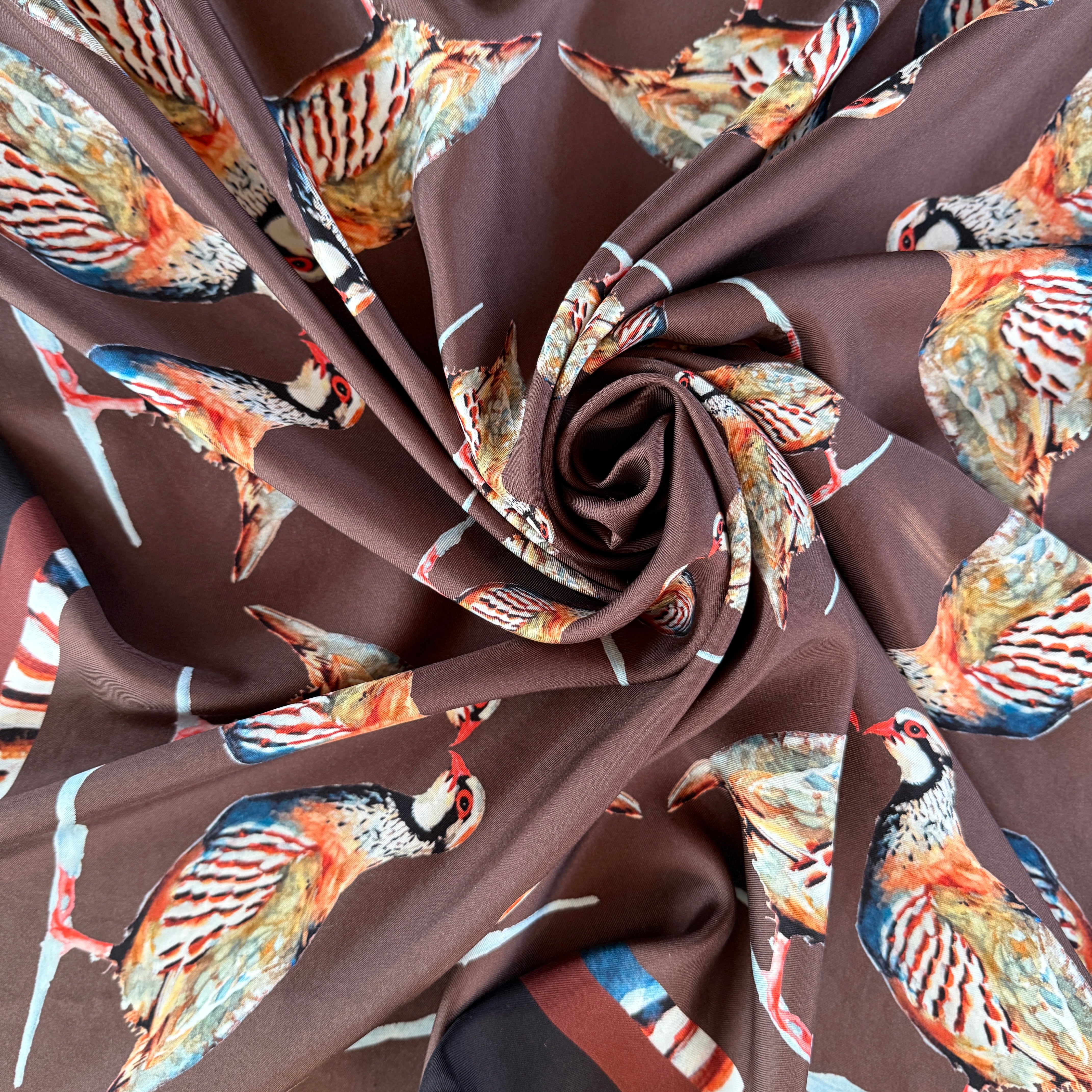 Silk Scarf - Partridge