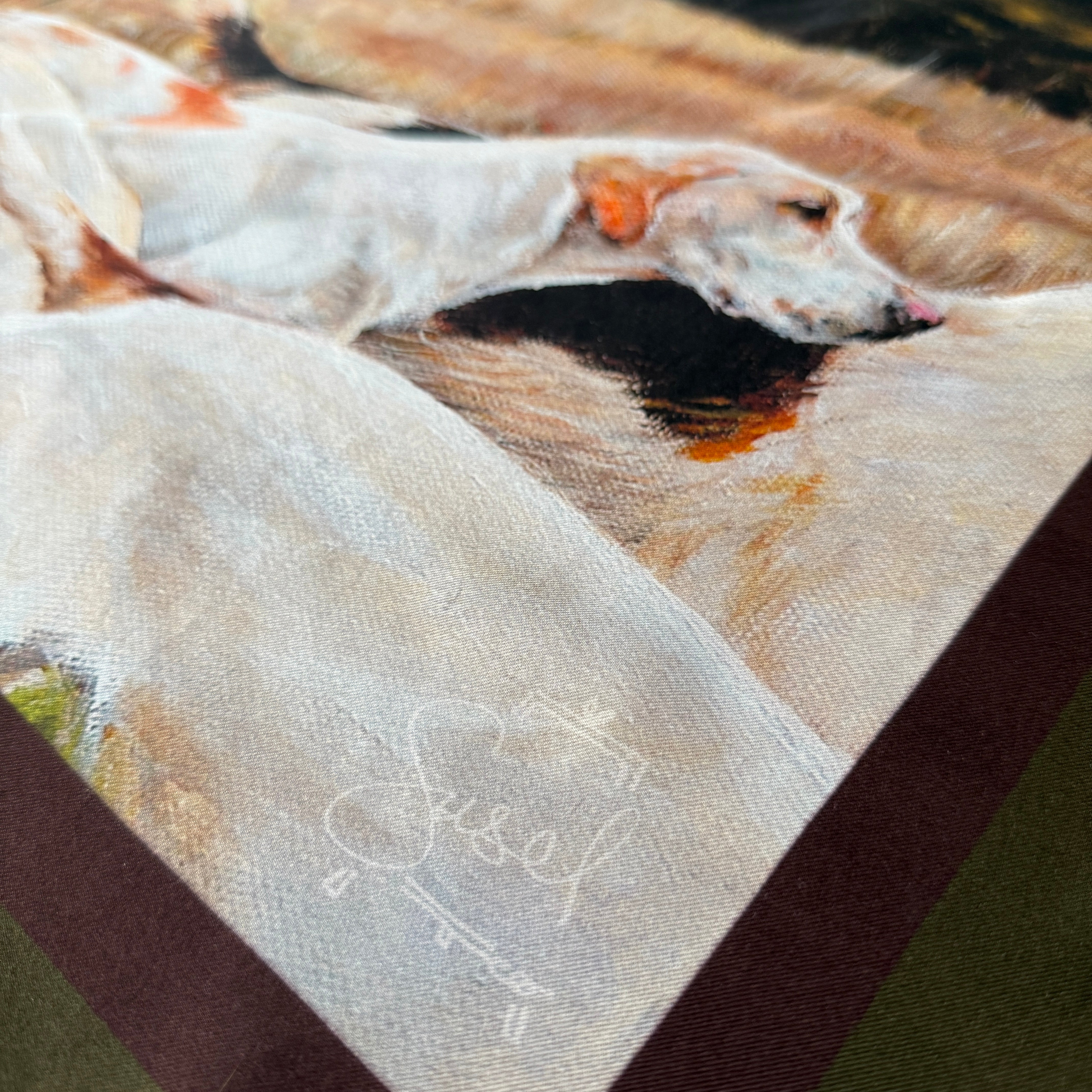 Silk Scarf - Horse & Hound