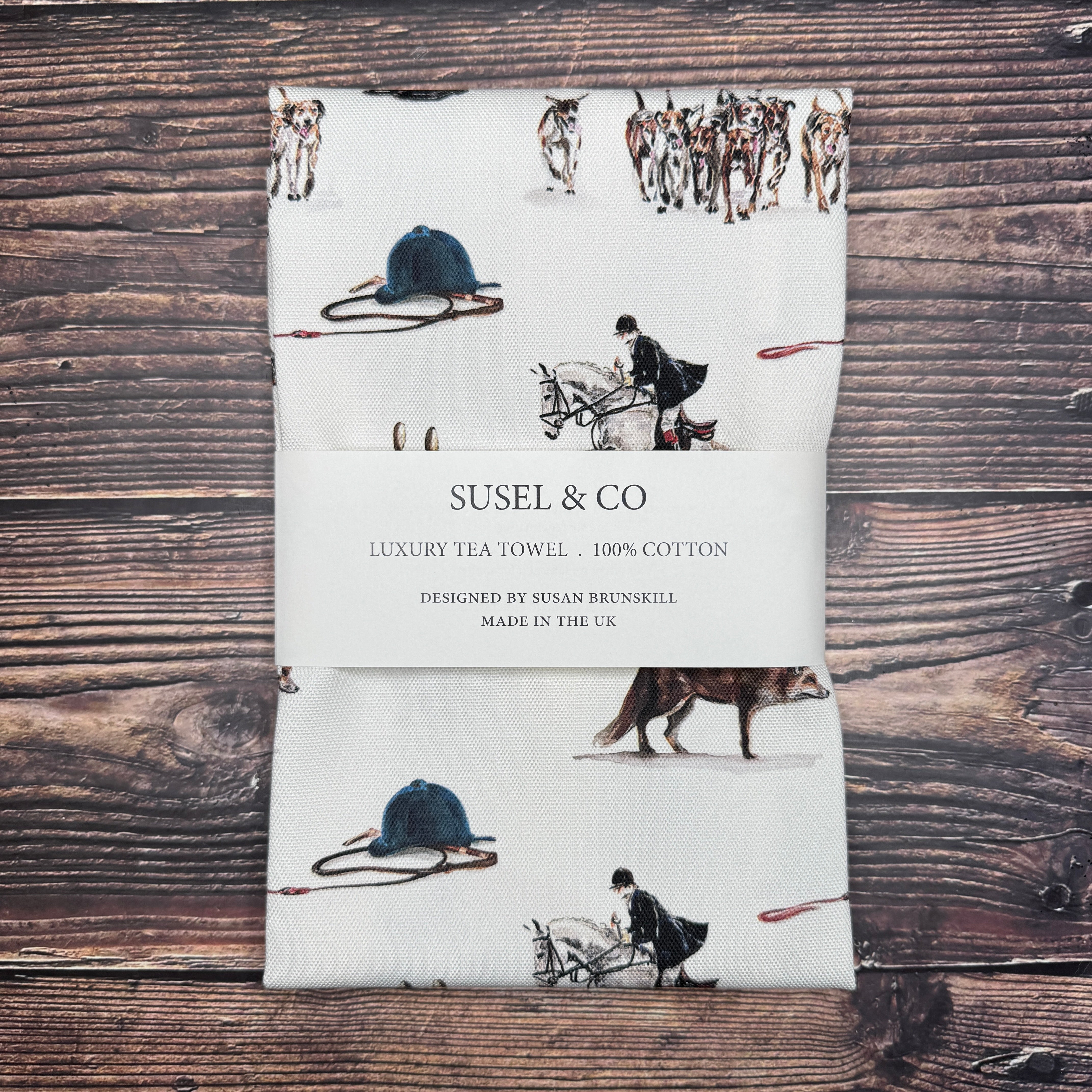 The Hunt - Luxury Tea Towel