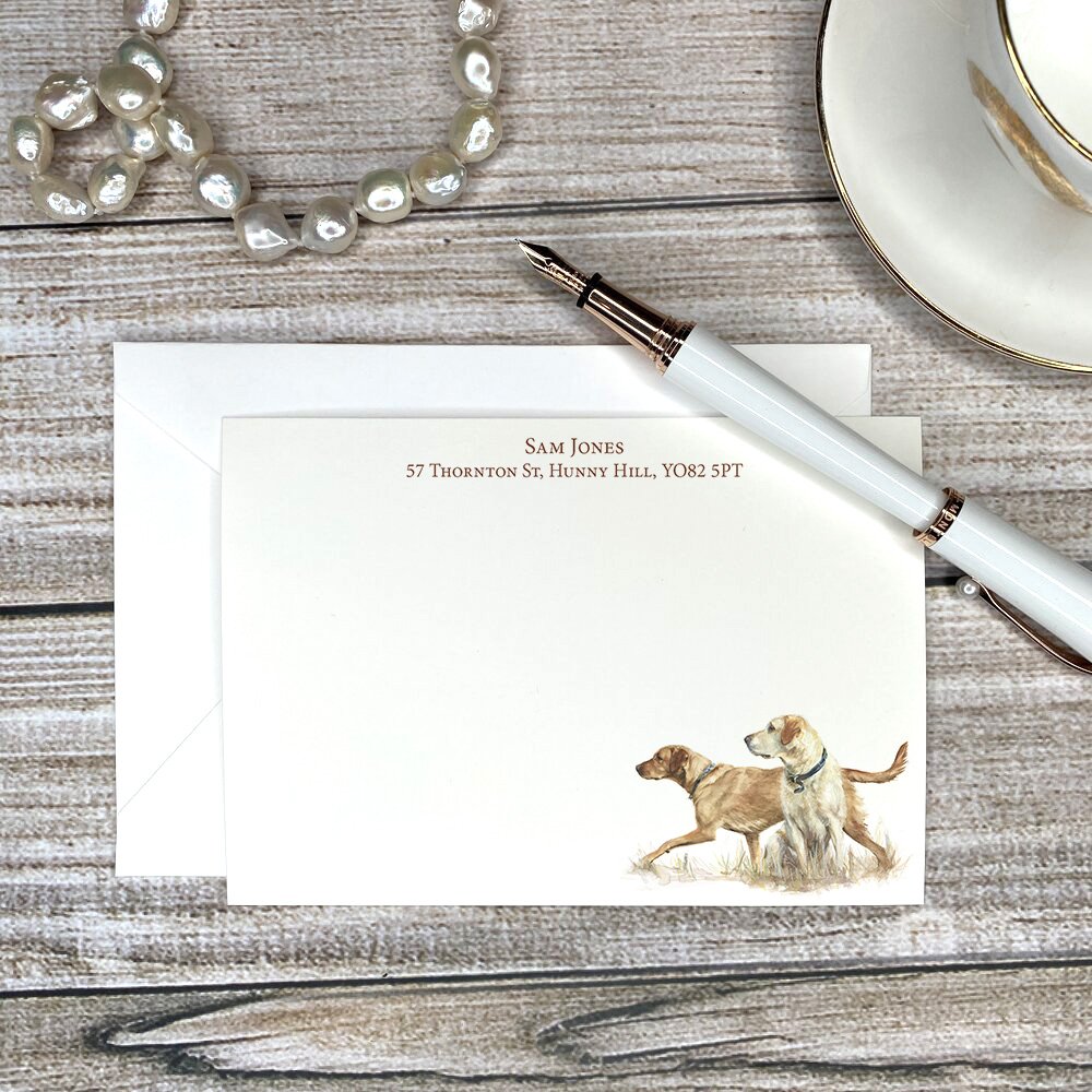 Yellow Labradors - Notecards