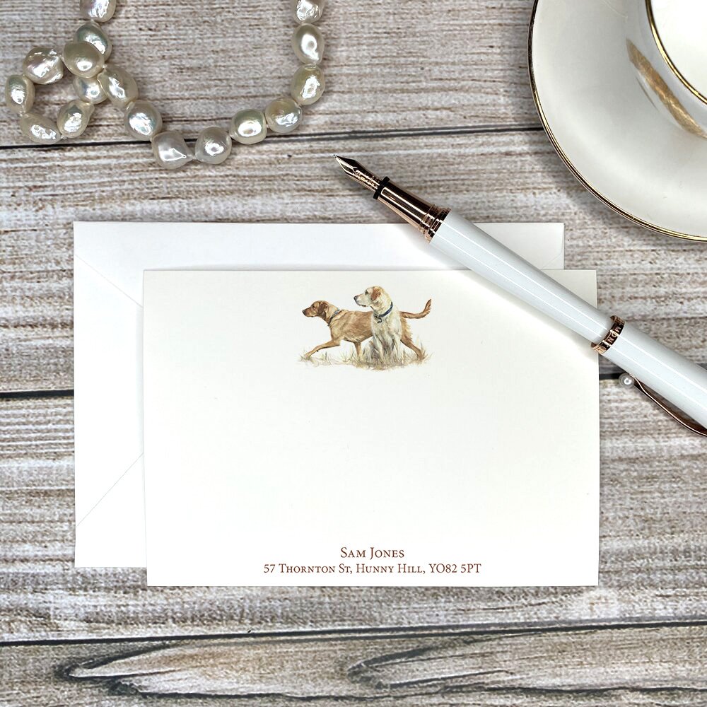 Yellow Labradors - Notecards