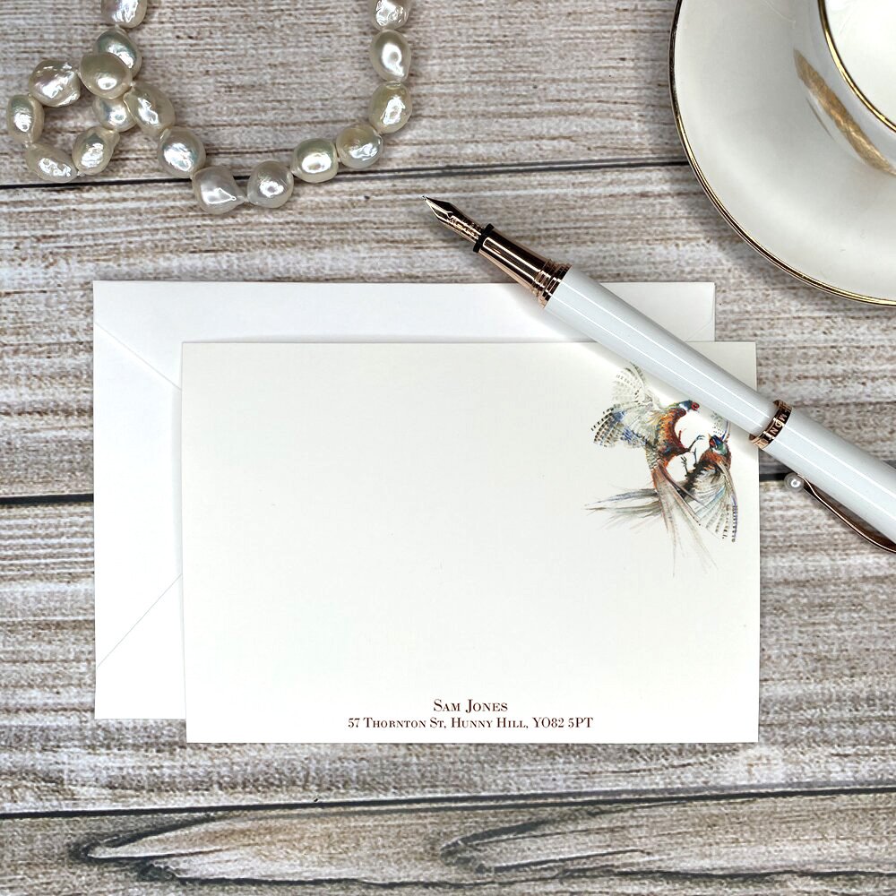 A Bouquet of Pheasants - Notecards