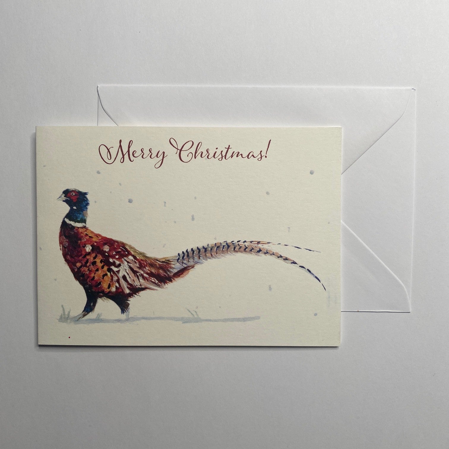 Festive Pheasant - Christmas Card