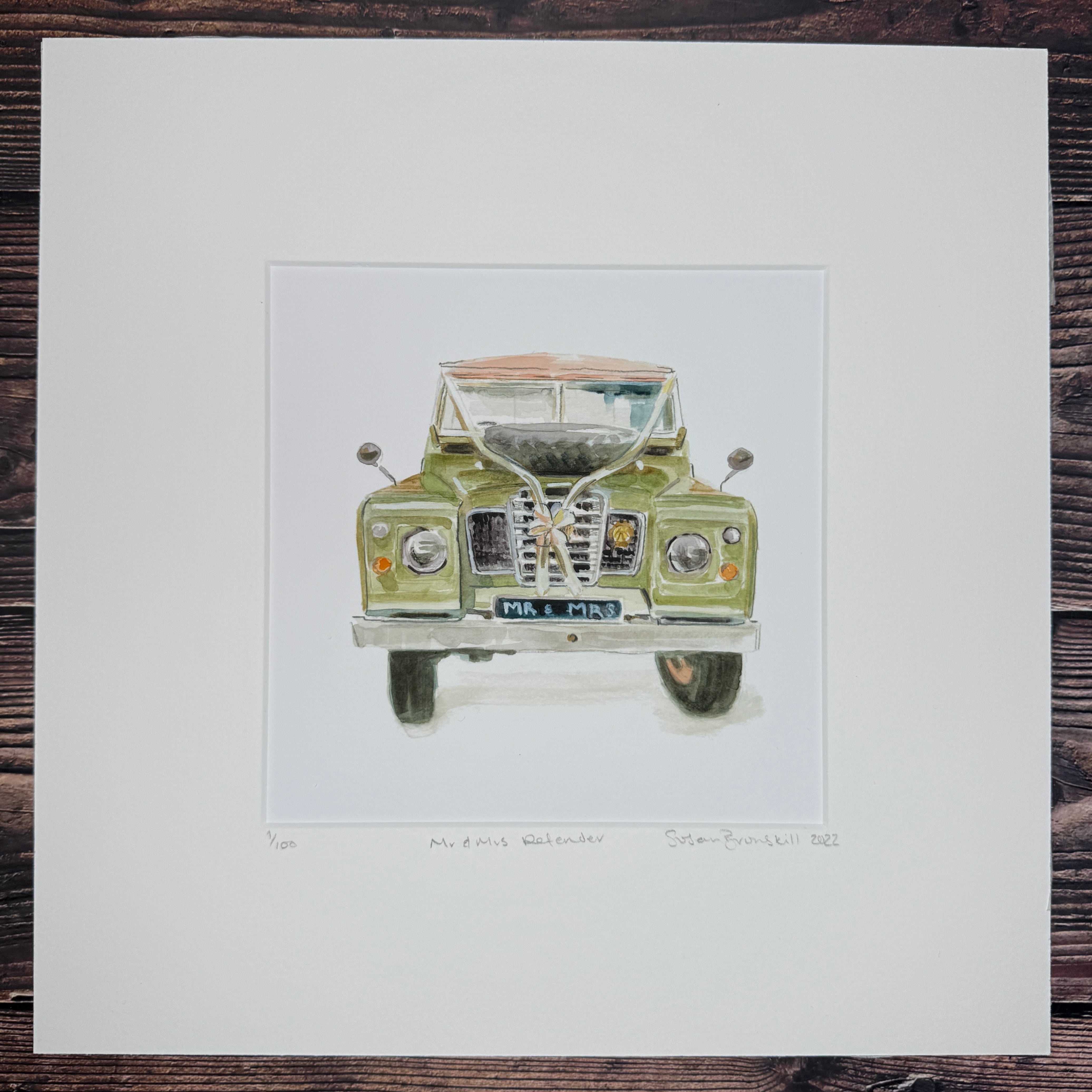 Mr & Mrs Defender - Giclee Print