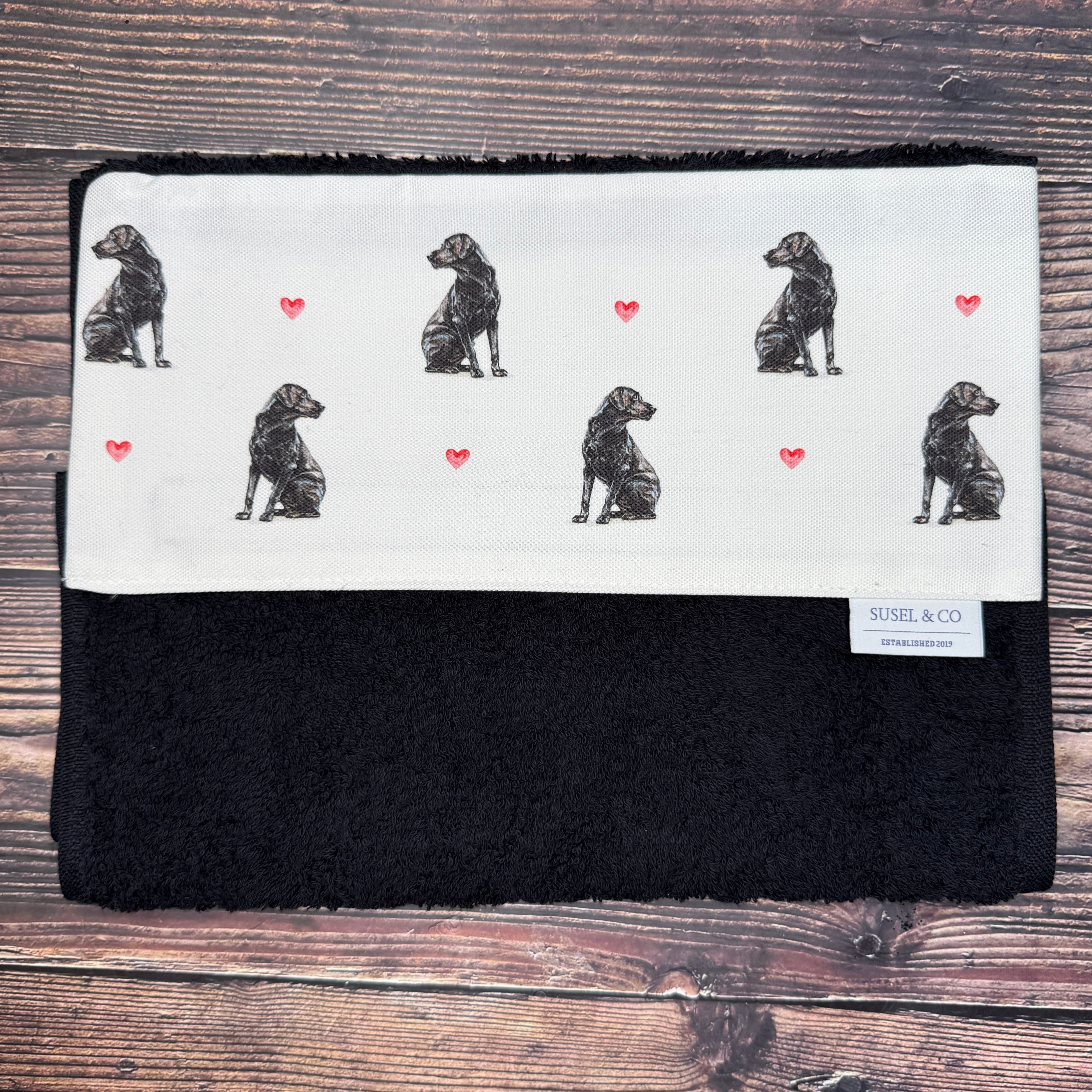 Black Lab - Roller Towel