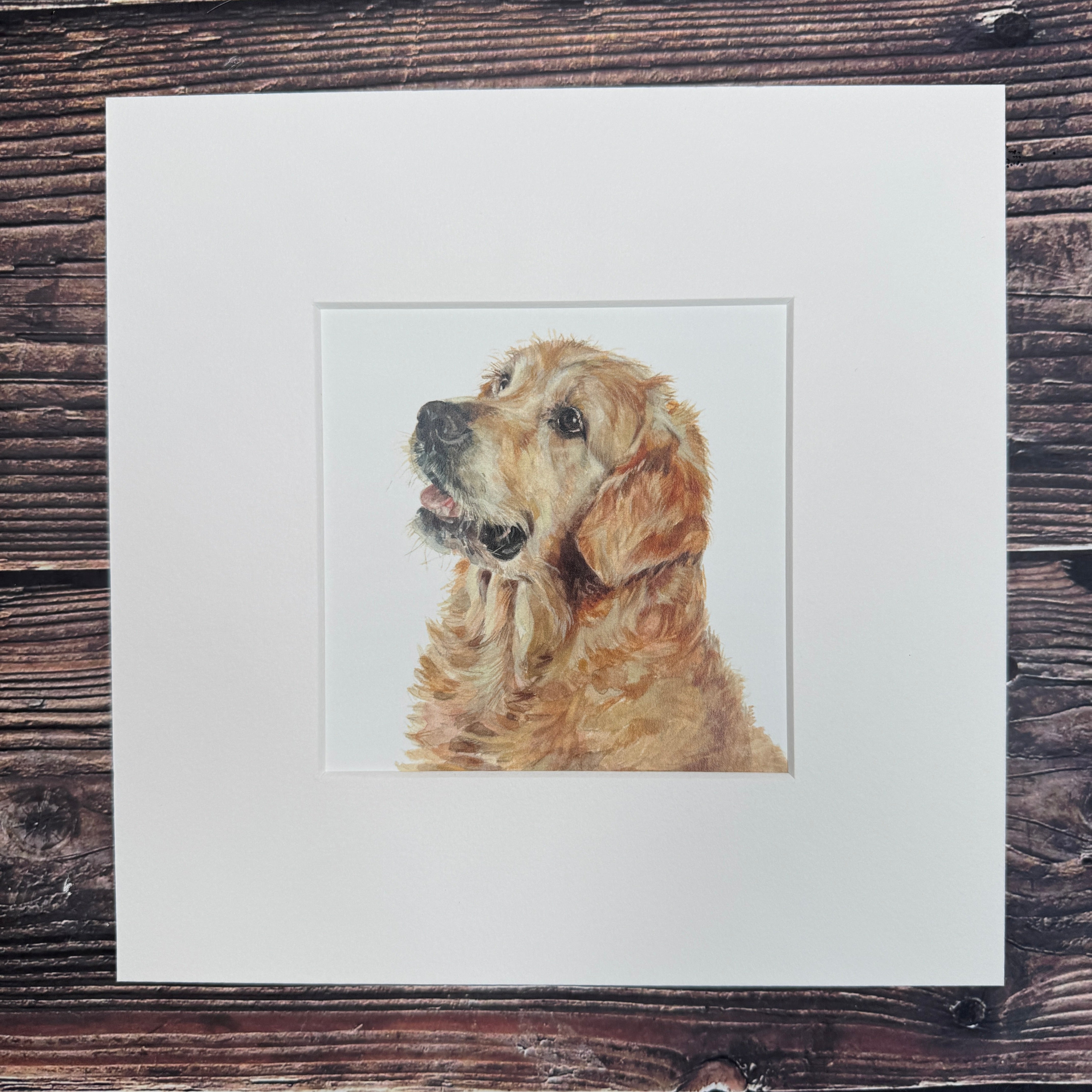 Golden Retriever - Square Mini Print