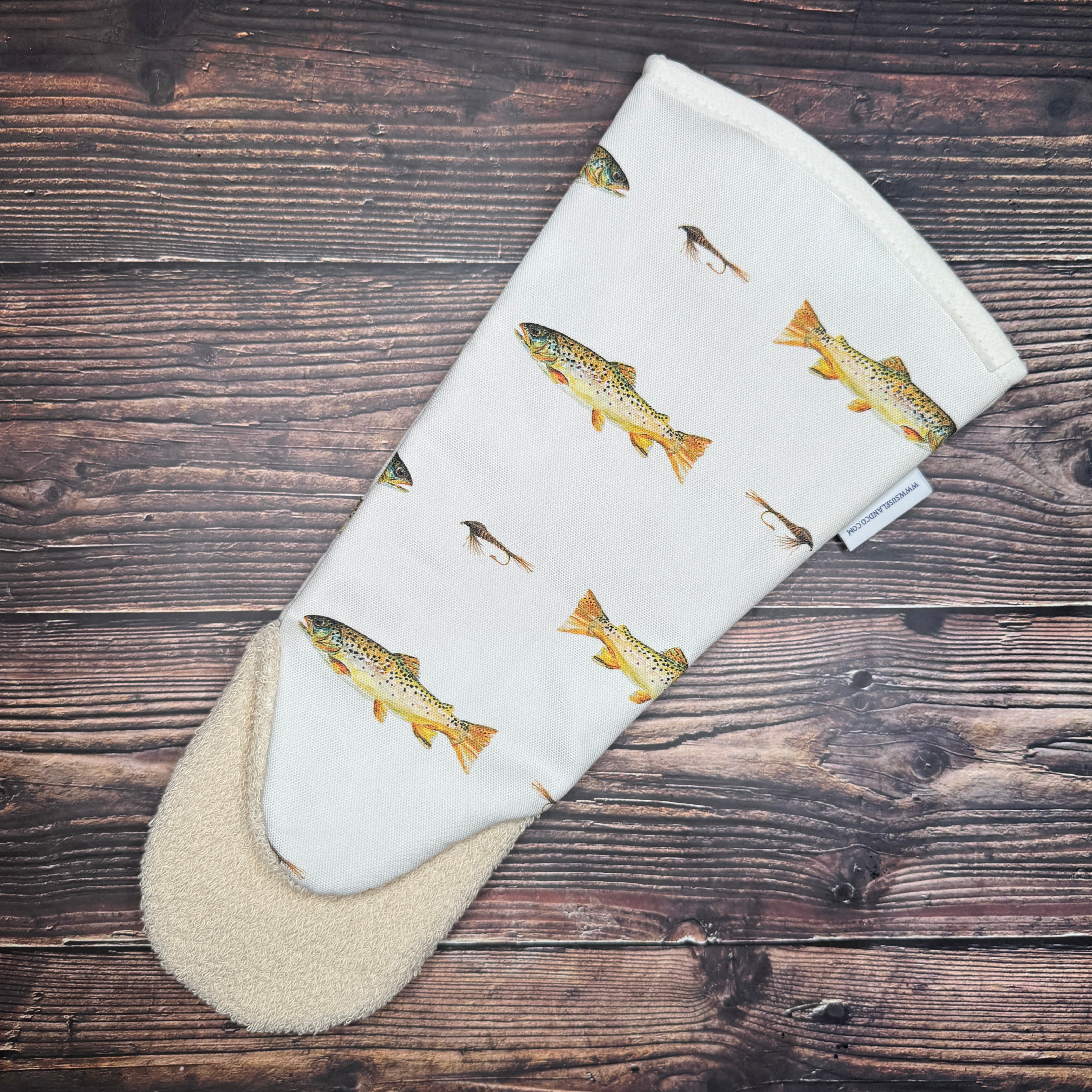 Brown Trout - Gauntlet Oven Glove