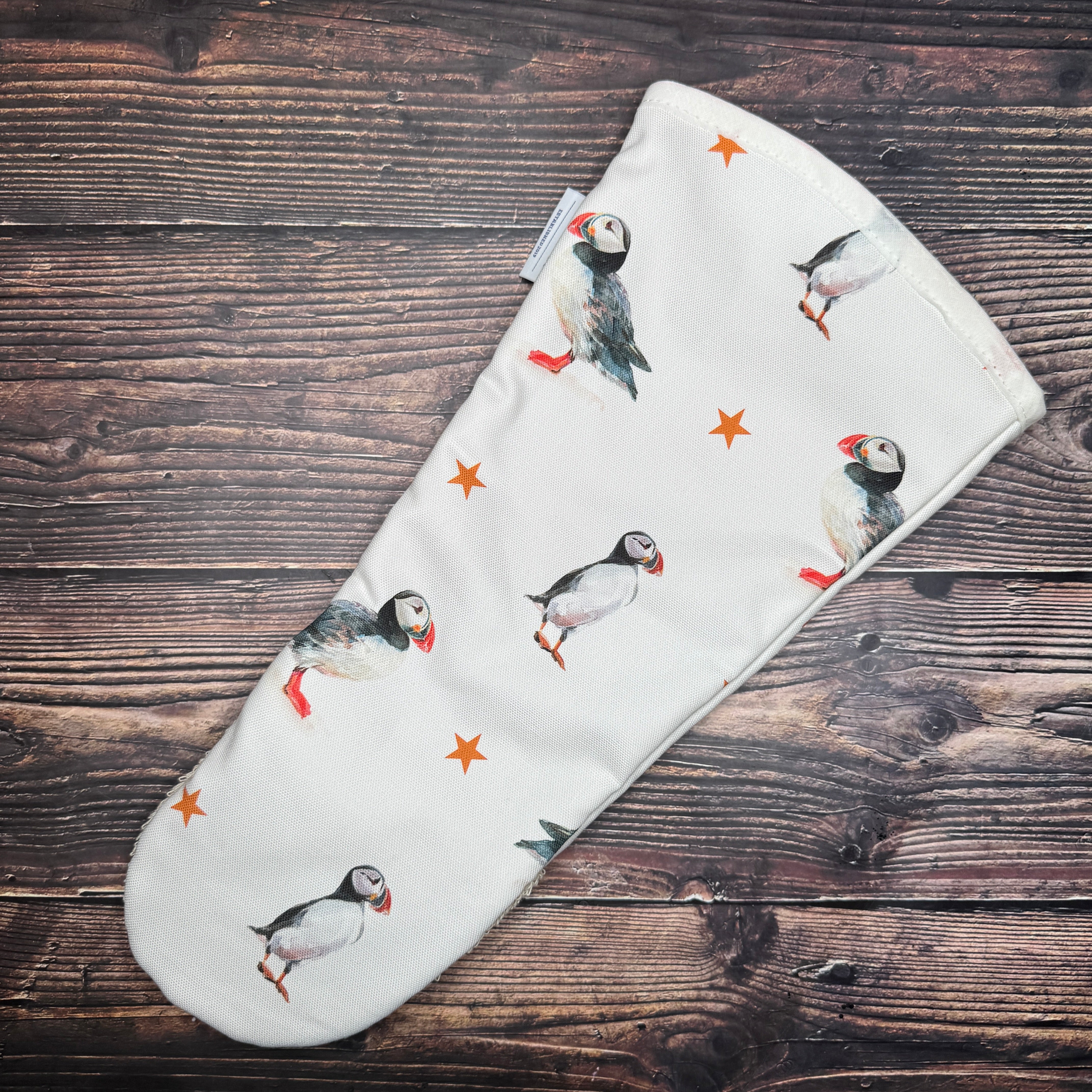 Puffins - Gauntlet Oven Glove