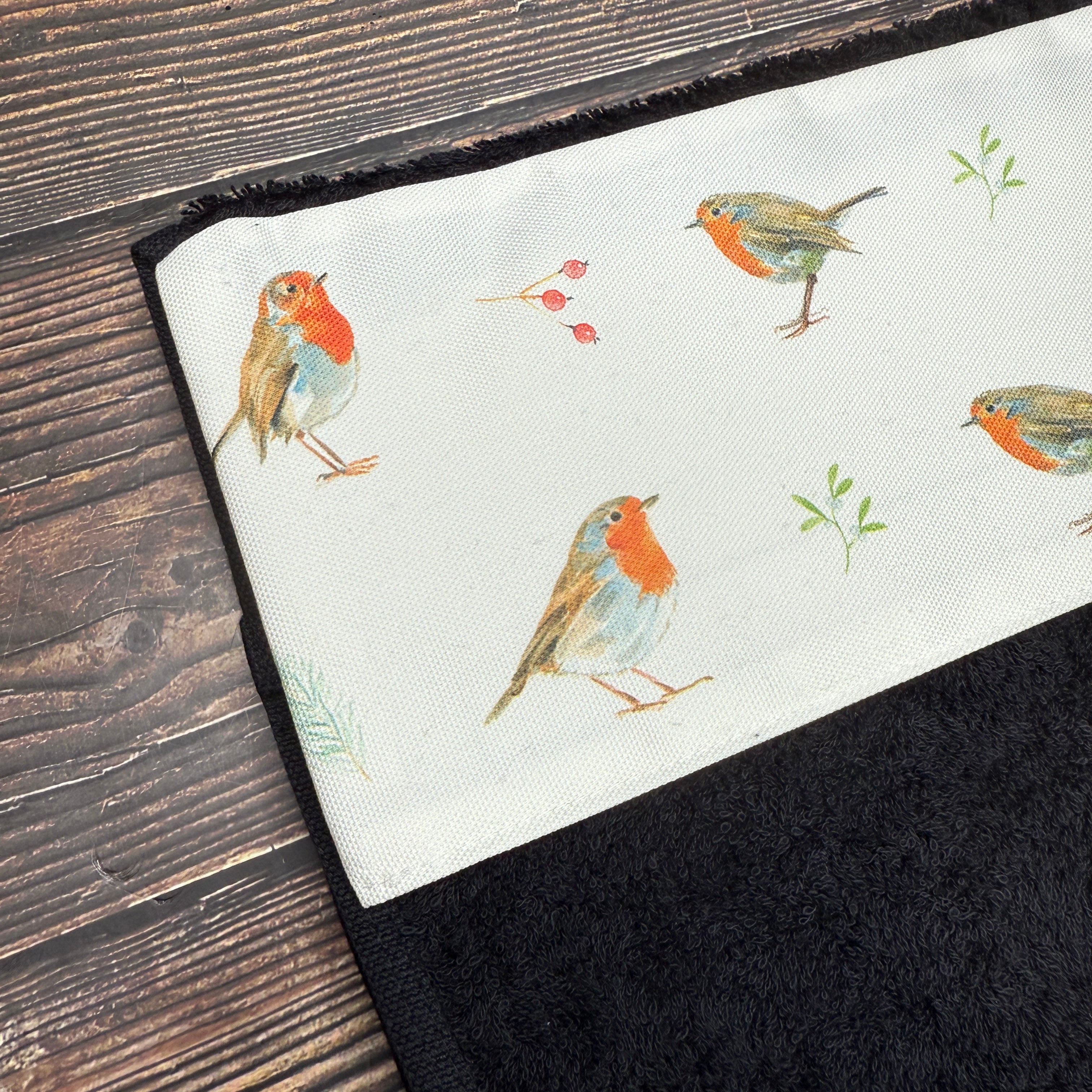 Festive Robins - Roller Towel