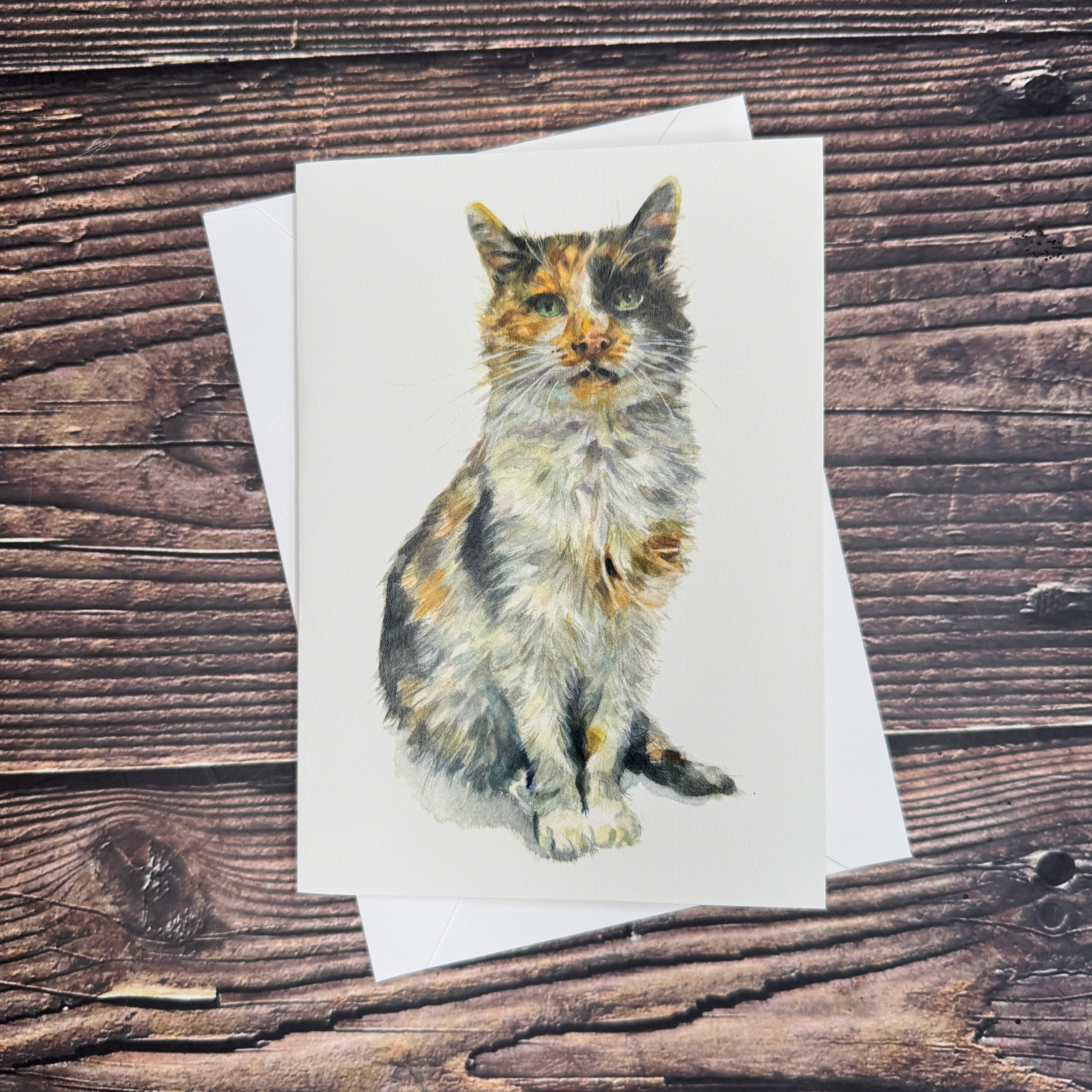Peggy the Cat - A6 Greetings Card