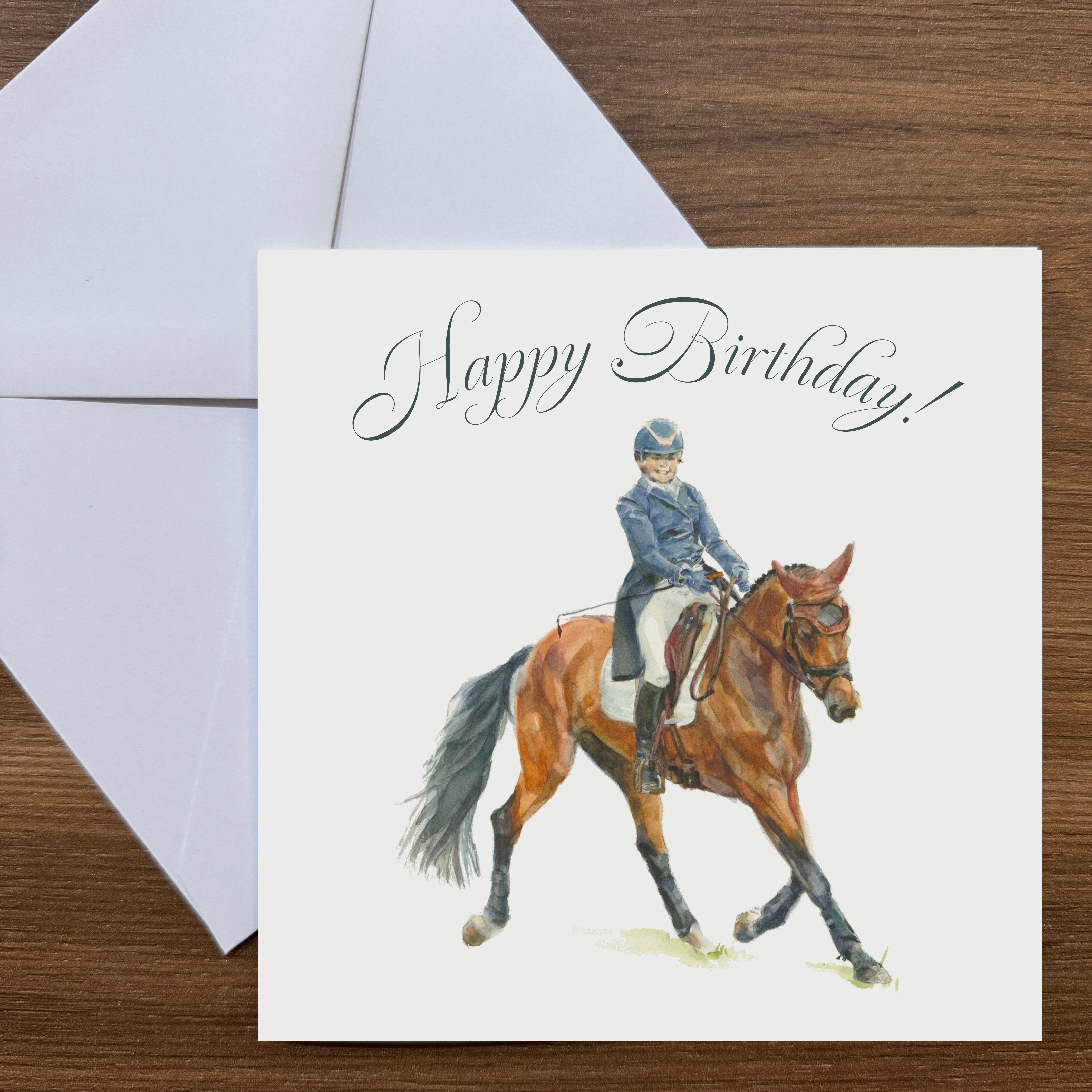 Half-Pass - Square Card (Birthday)