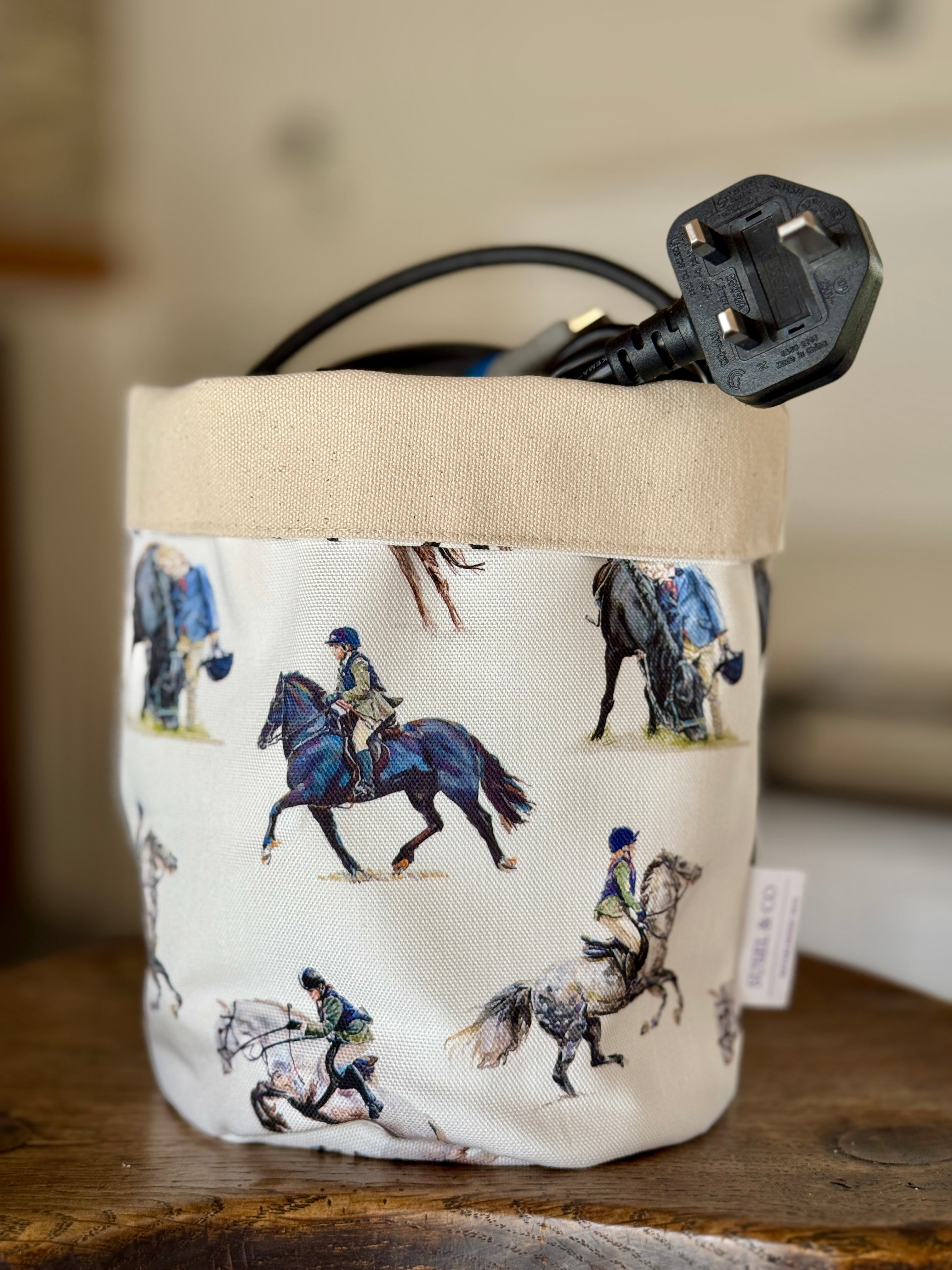 Pony Club illustrated desk organiser by Susan Brunskill
