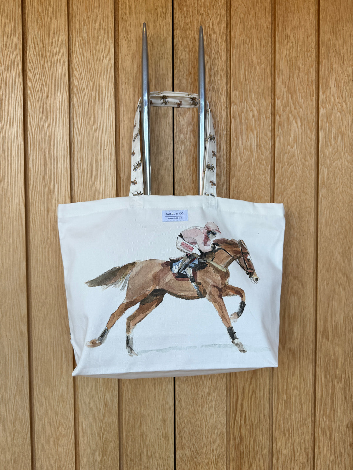 Race Day - Cotton Tote Bag