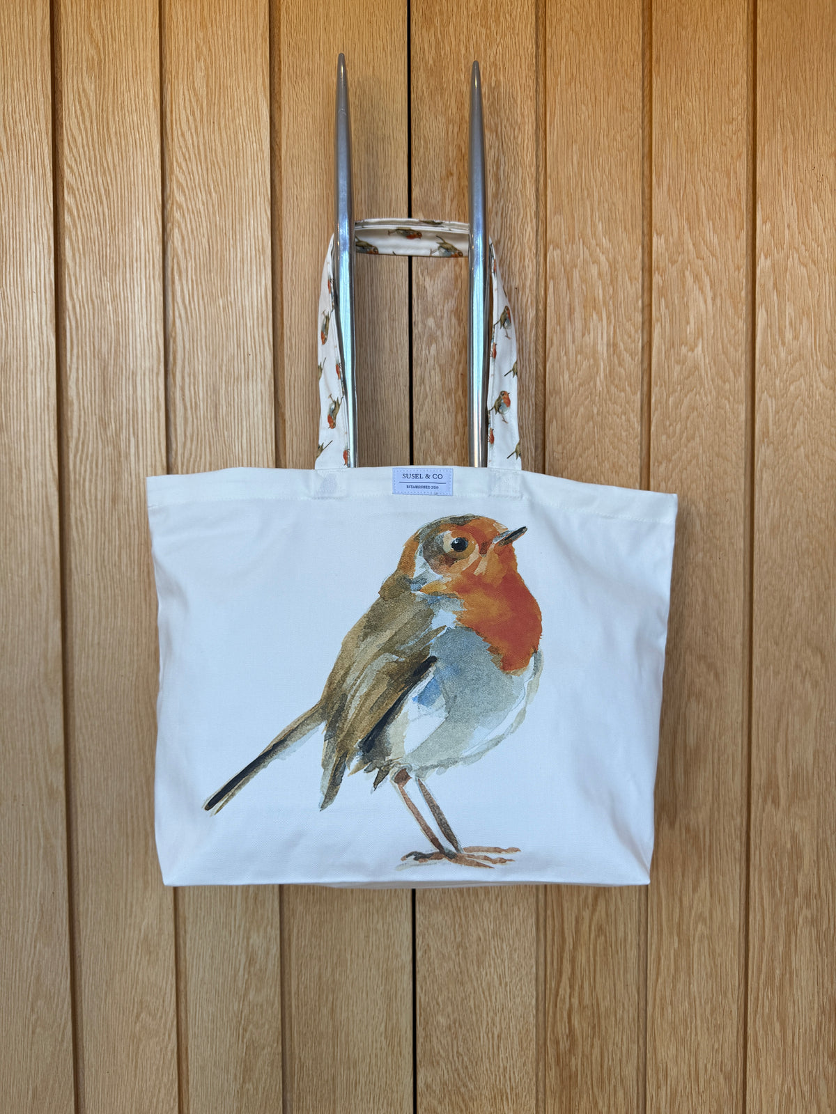 Robin - Cotton Tote Bag