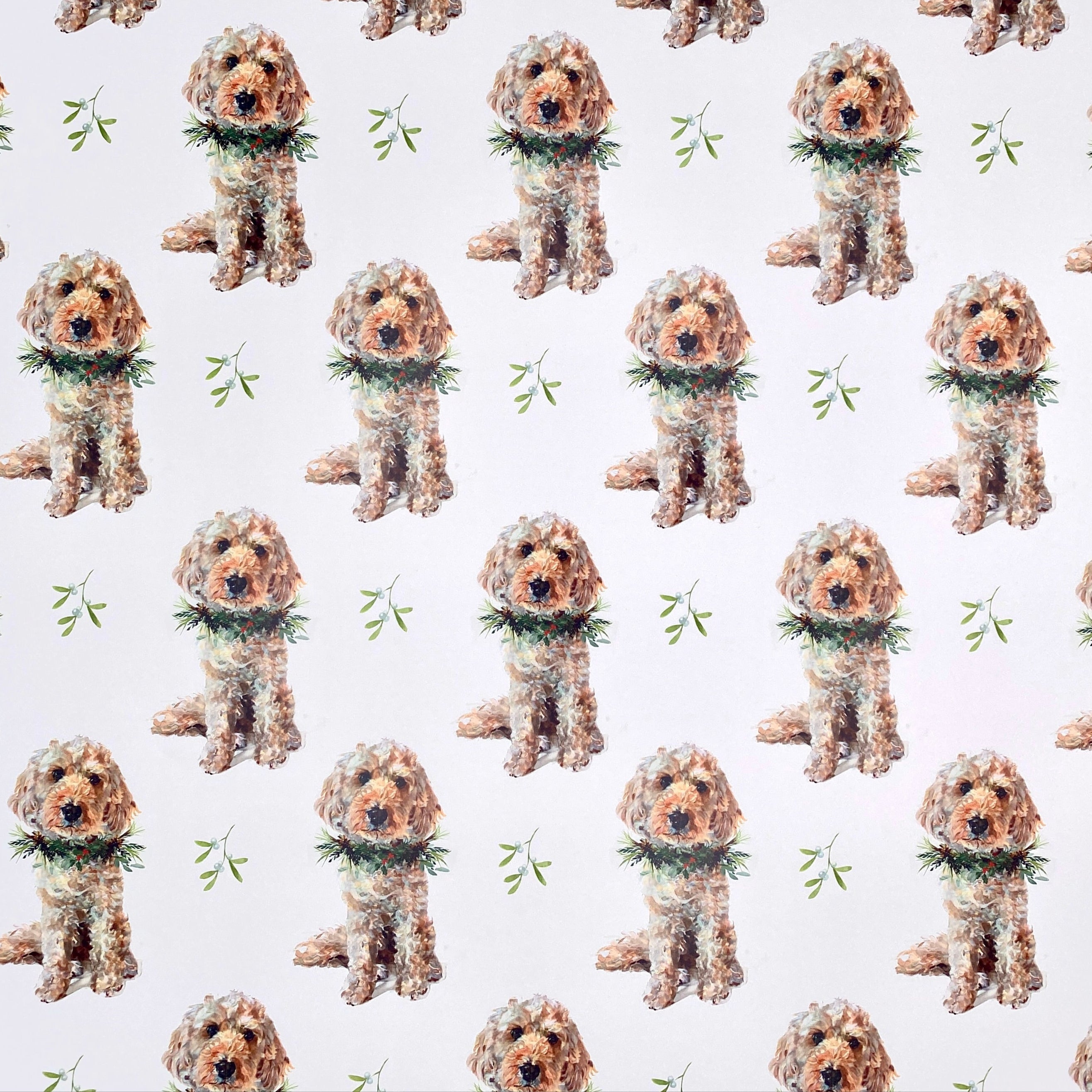 Christmas Cockapoo - Christmas Wrapping Paper