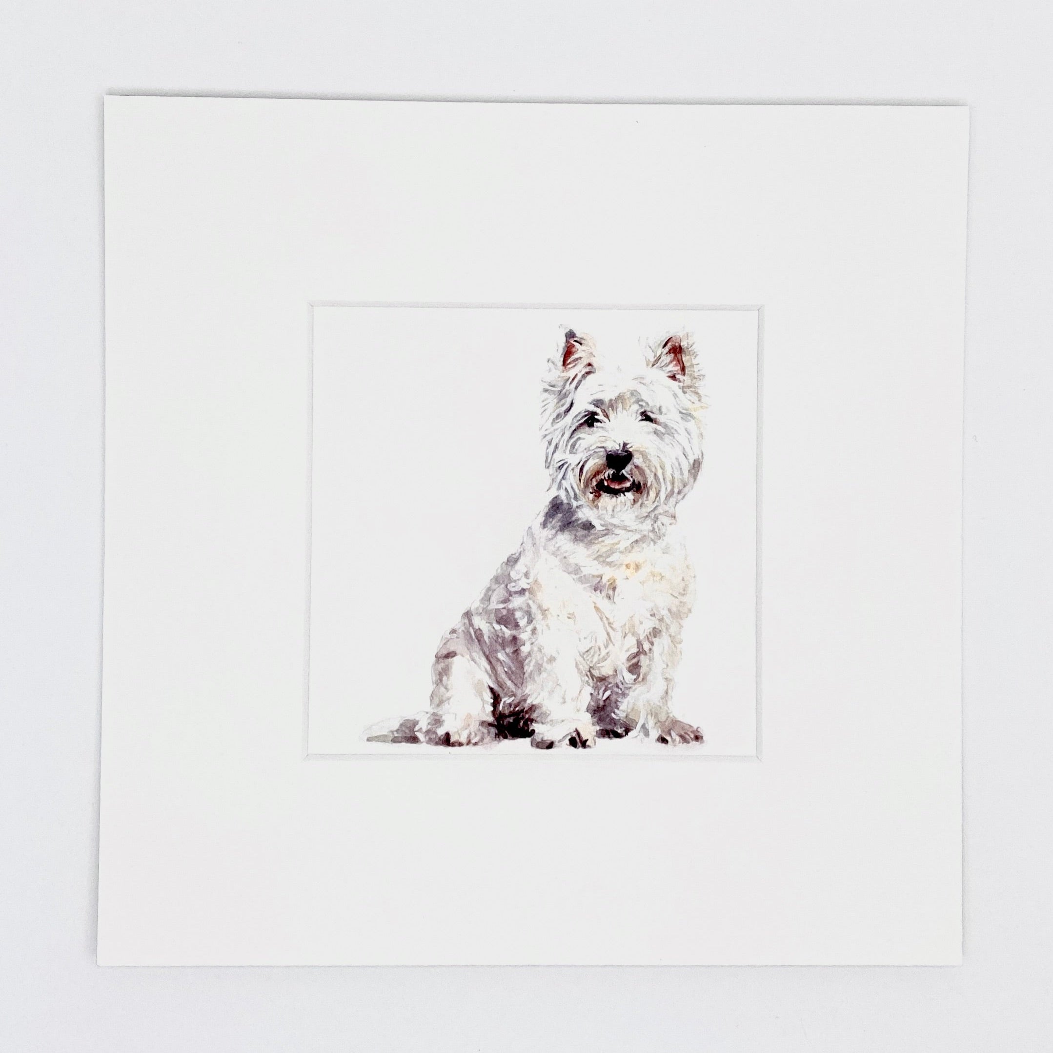 West Highland Terrier - Square Mini Print
