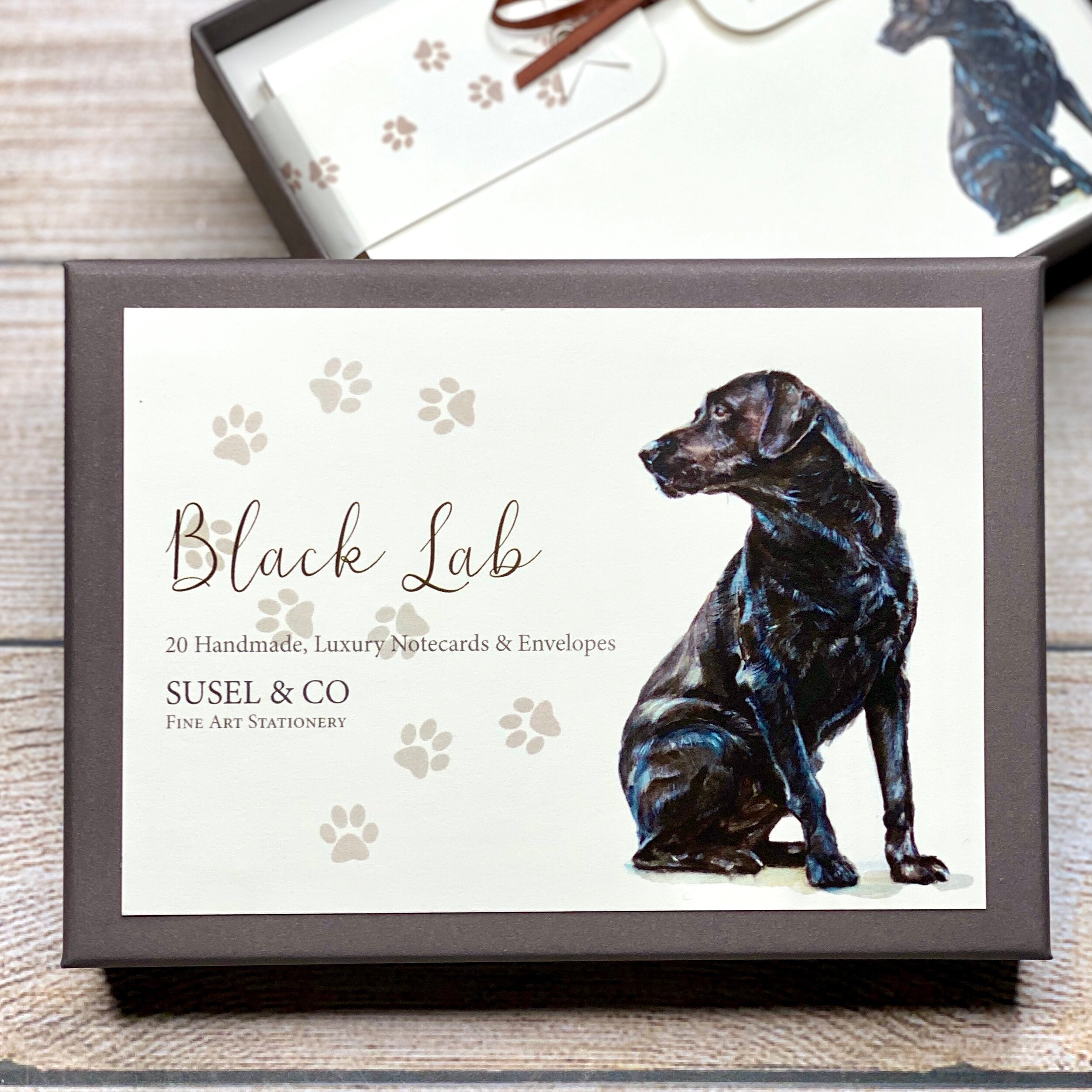 Black Lab - Notecards