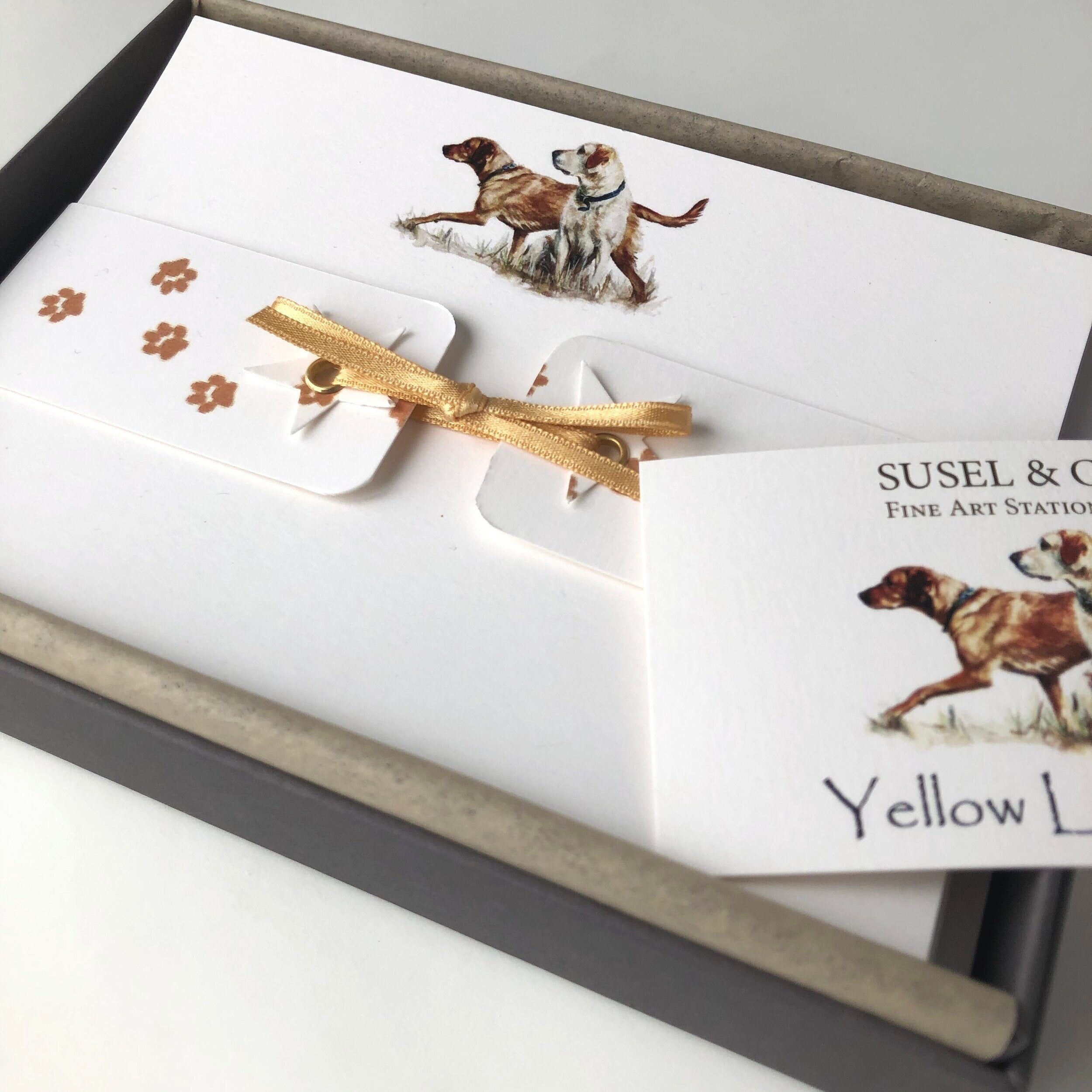 Yellow Labradors - Notecards
