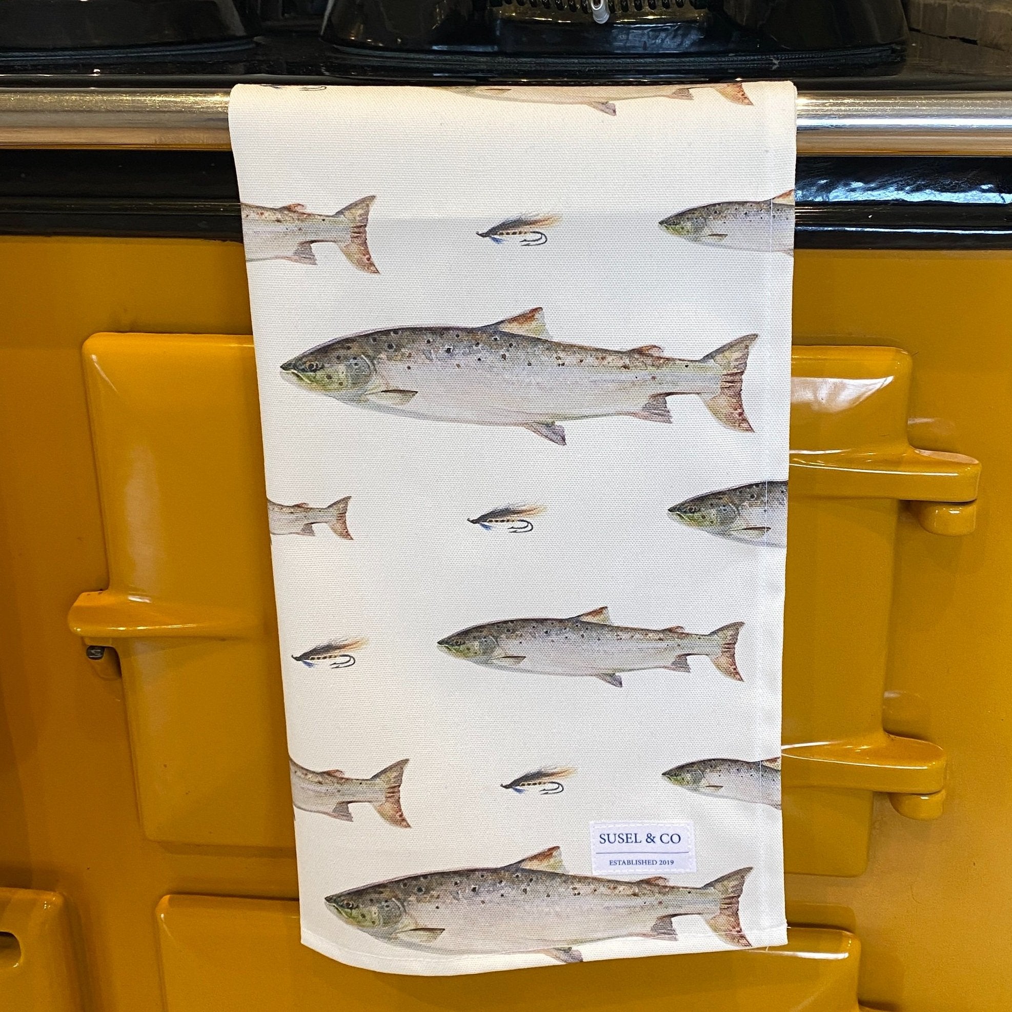 Atlantic Salmon - Luxury Tea Towel