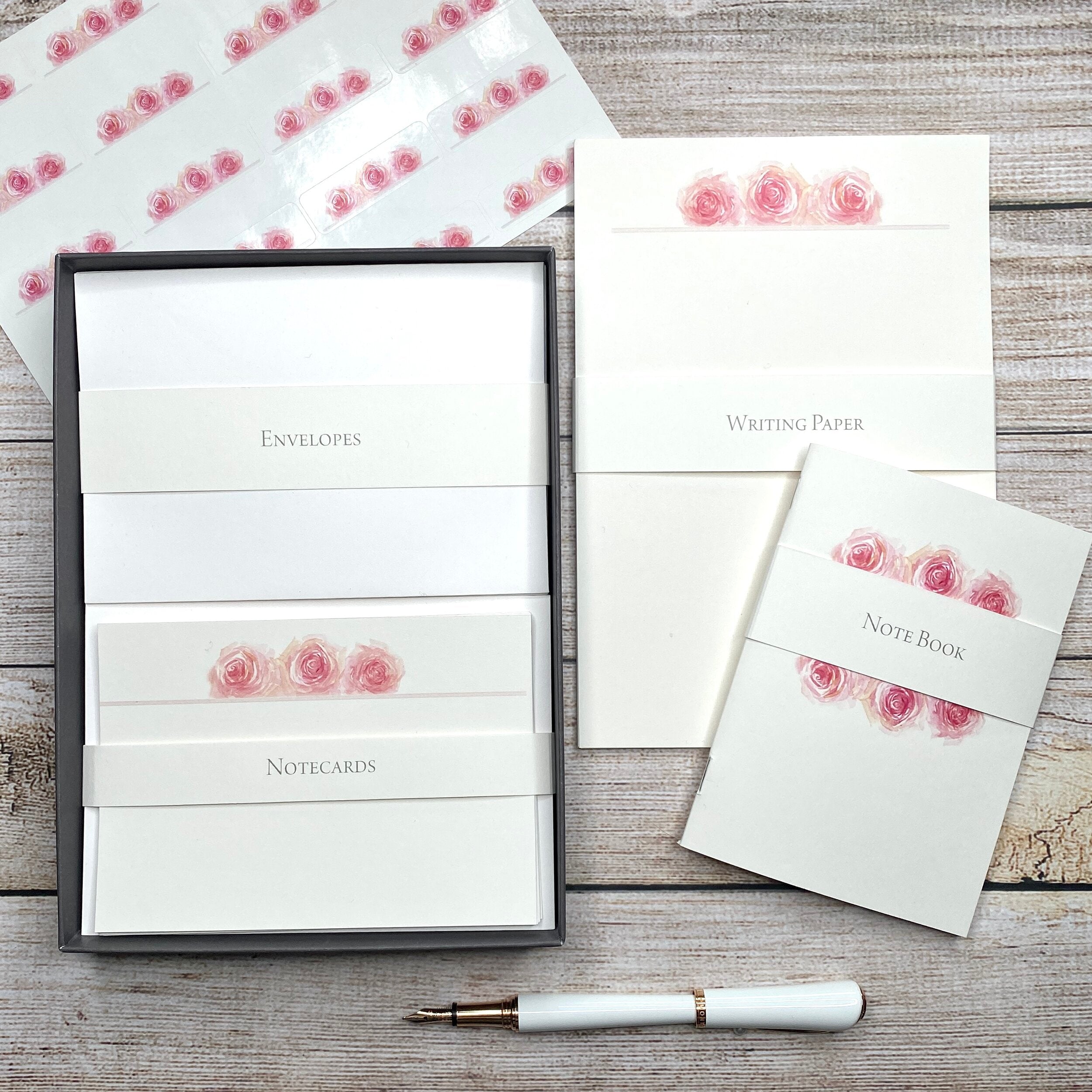Summer Rose - Writing Set