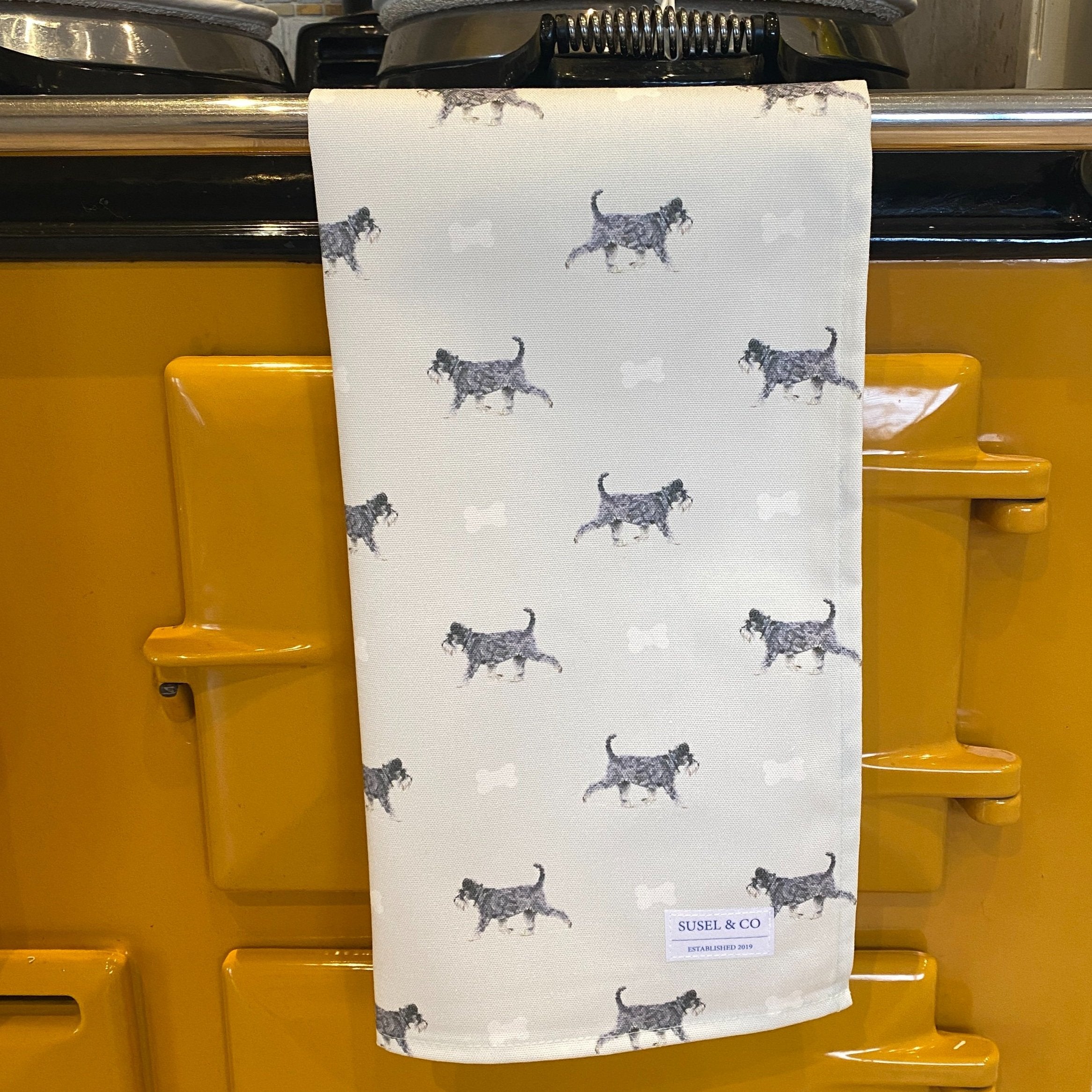 Schnauzer - Luxury Tea Towel