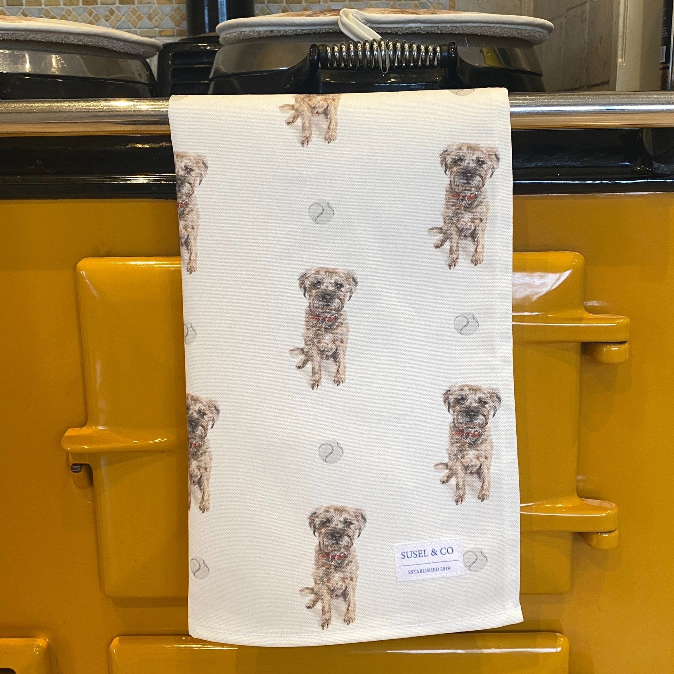 Border Terrier - Luxury Tea Towel