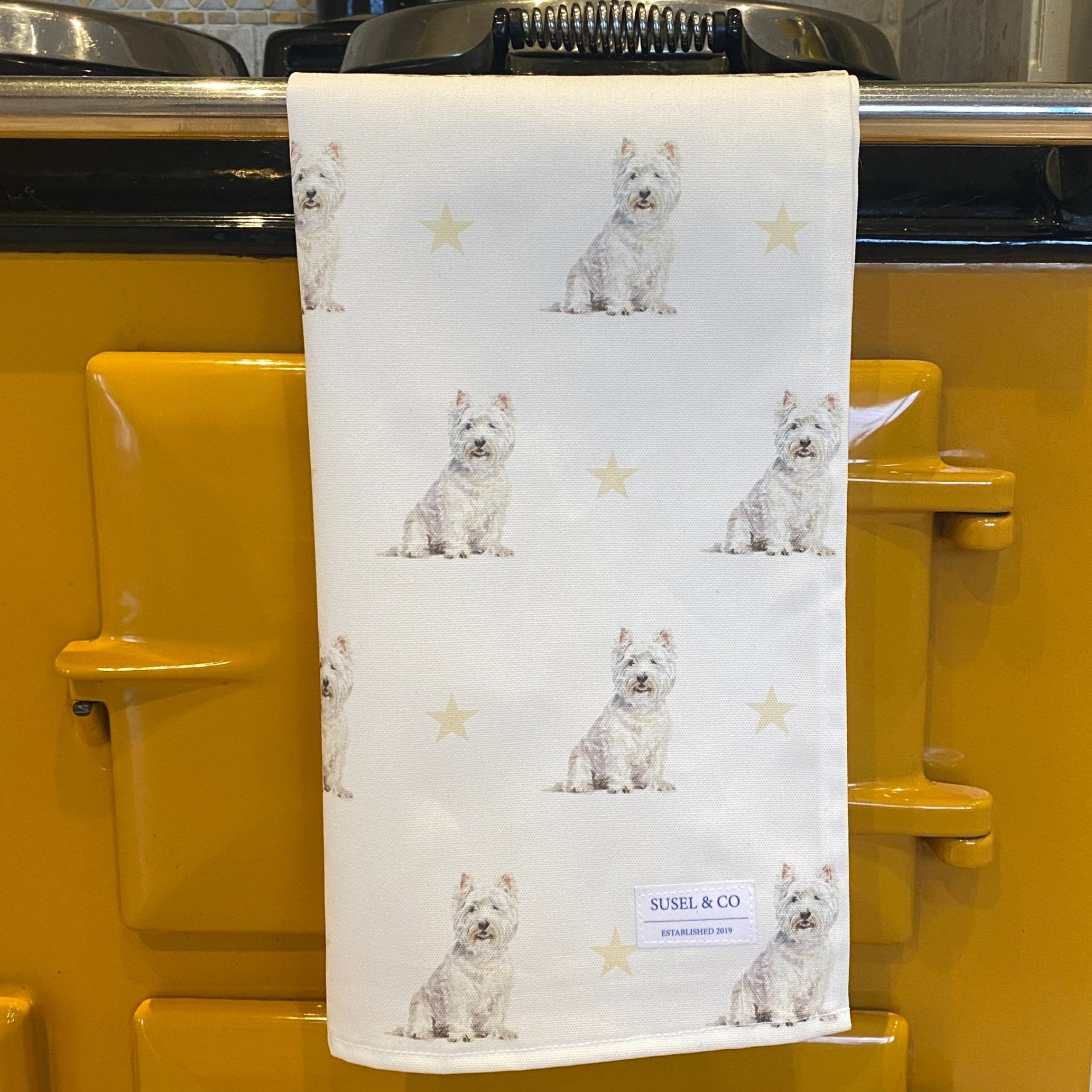 West Highland Terrier - Luxury Tea Towel