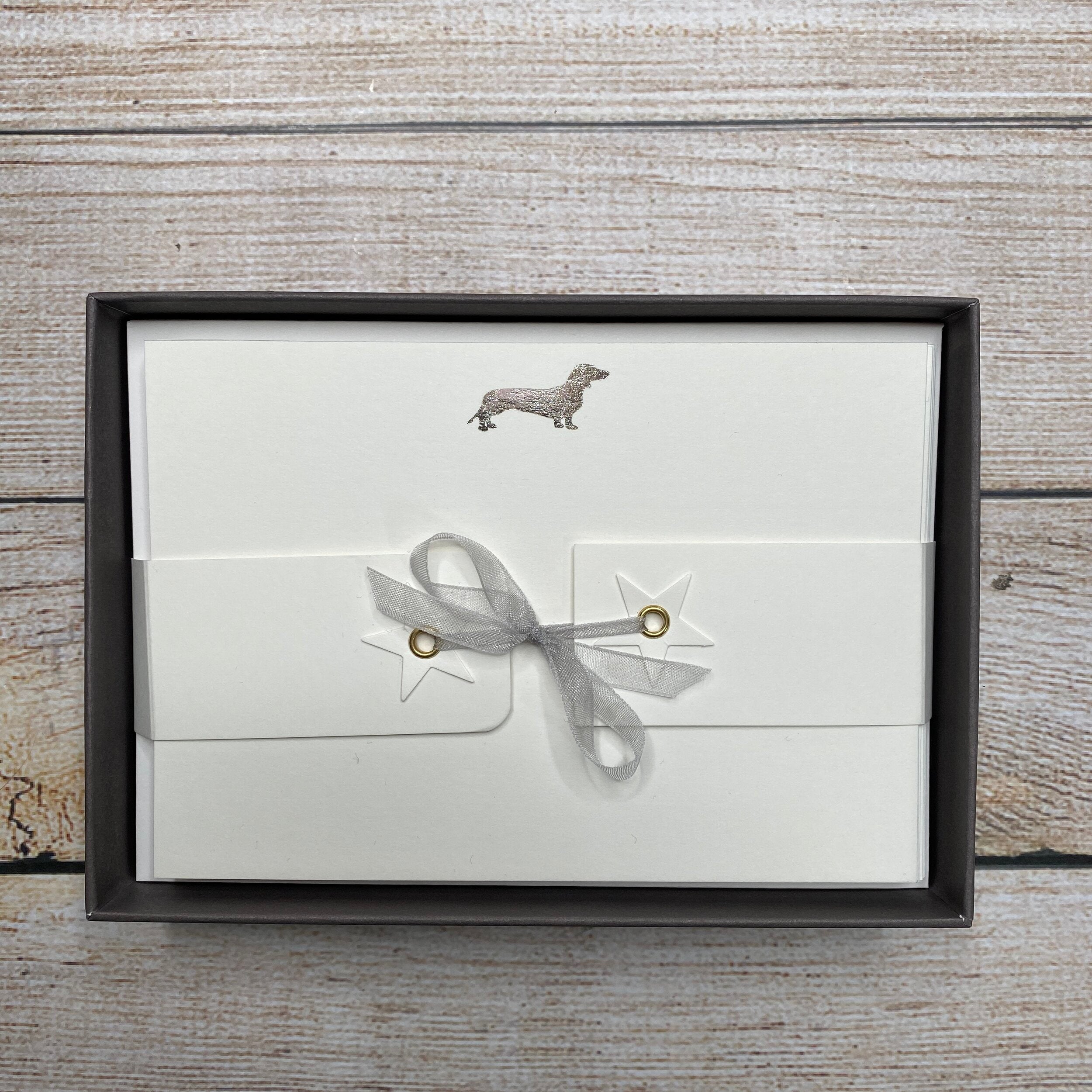 Foiled Dachshund - Notecards