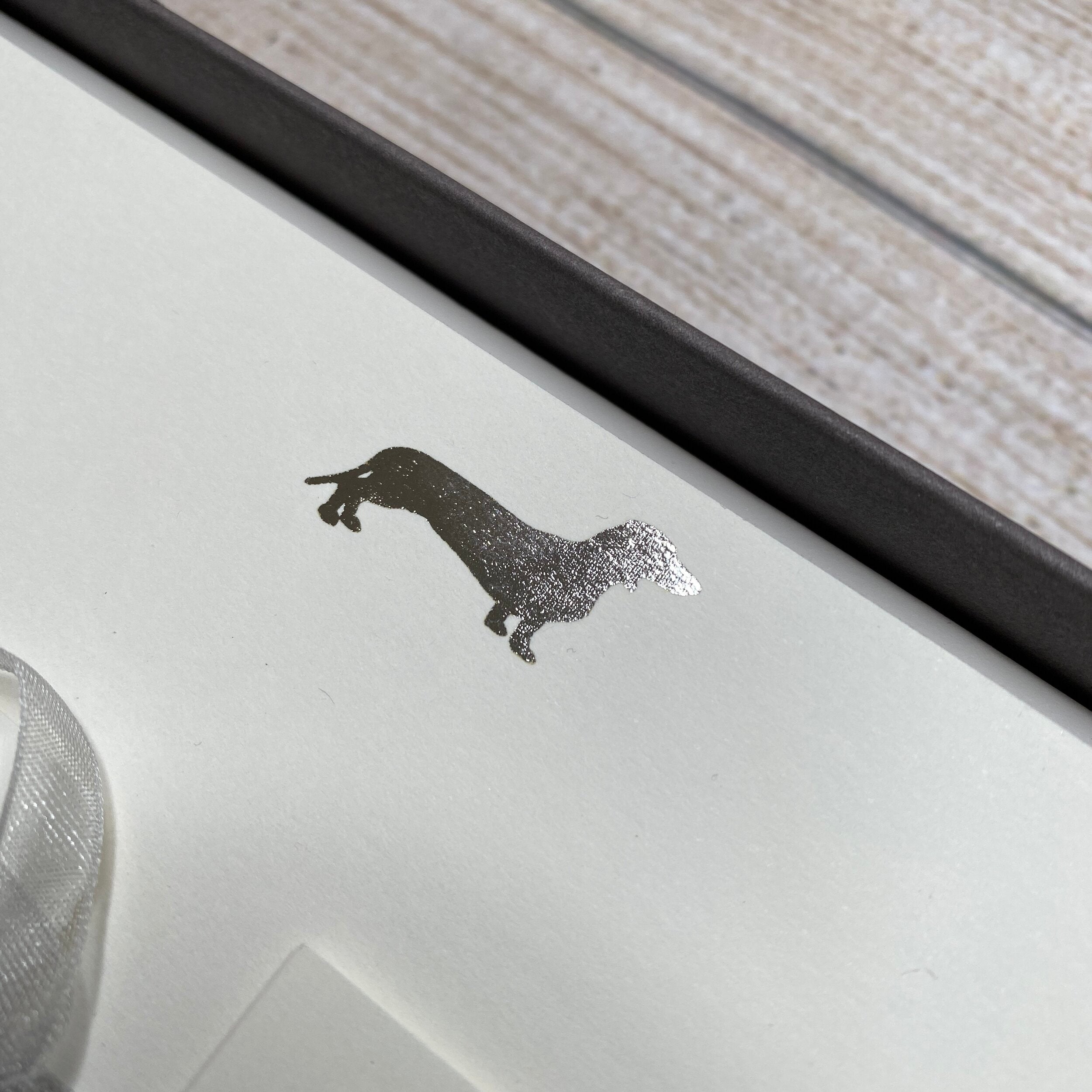 Foiled Dachshund - Notecards