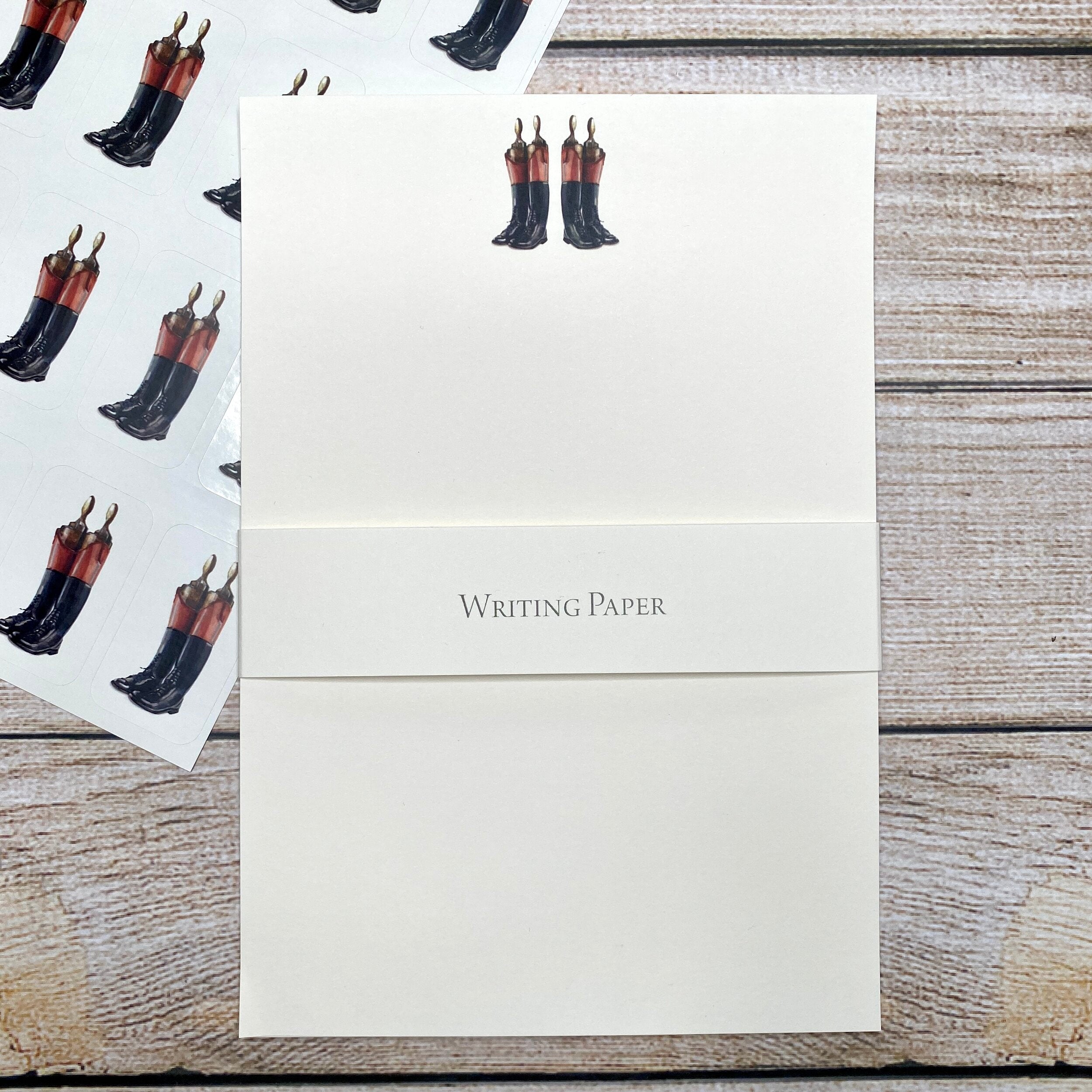 Riding Boots - Writing Set