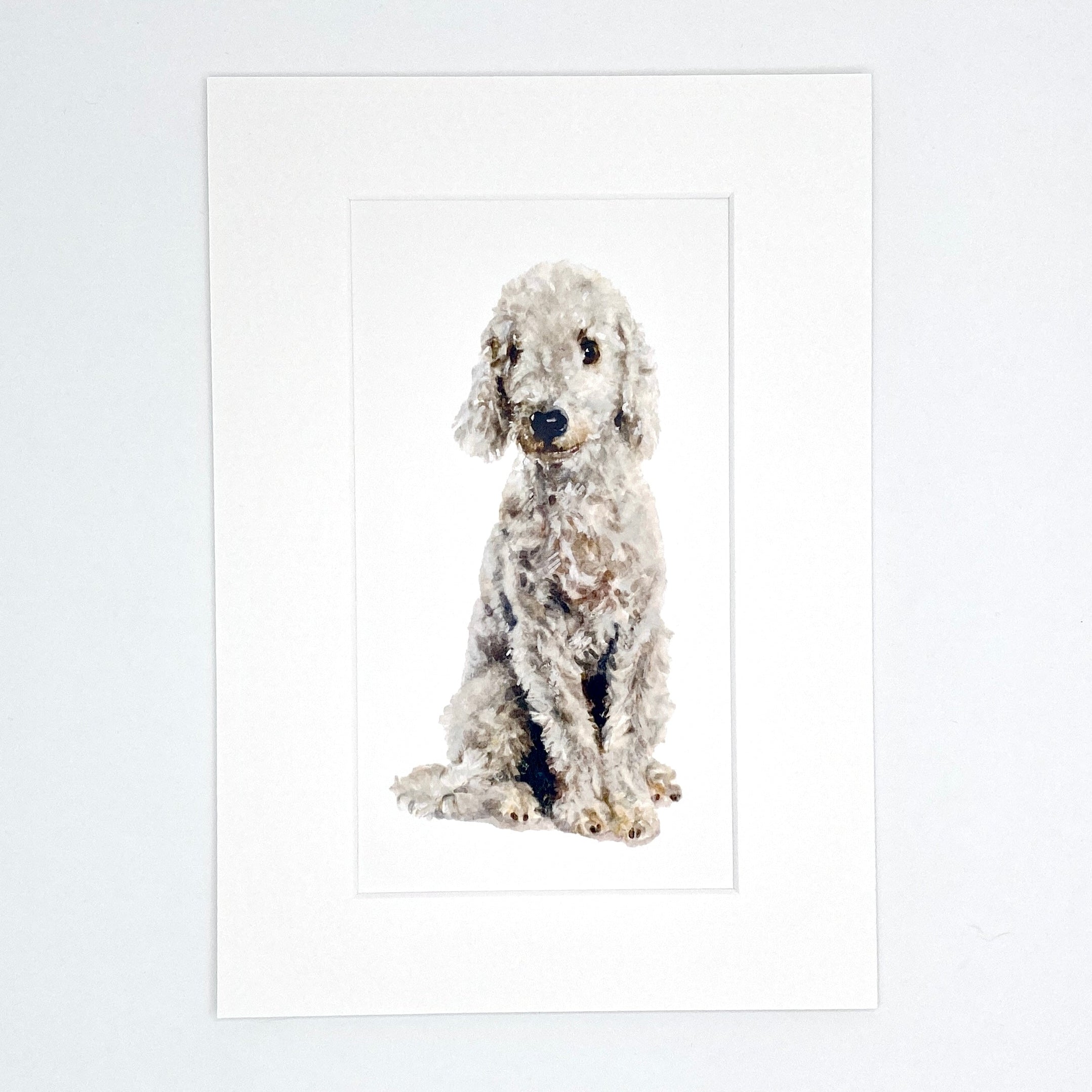 Bedlington Terrier - Long Mini Print