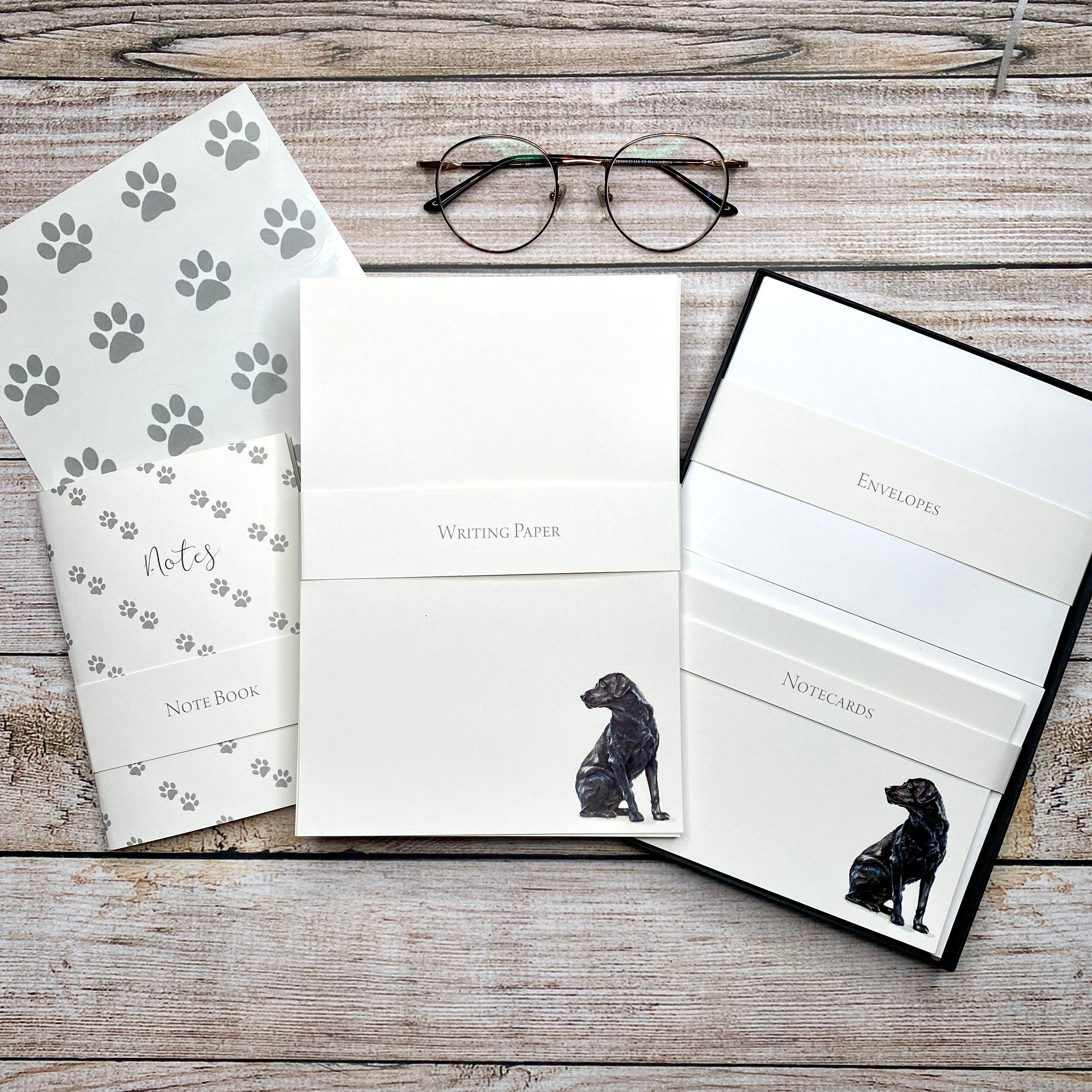 Black Lab - Writing Set