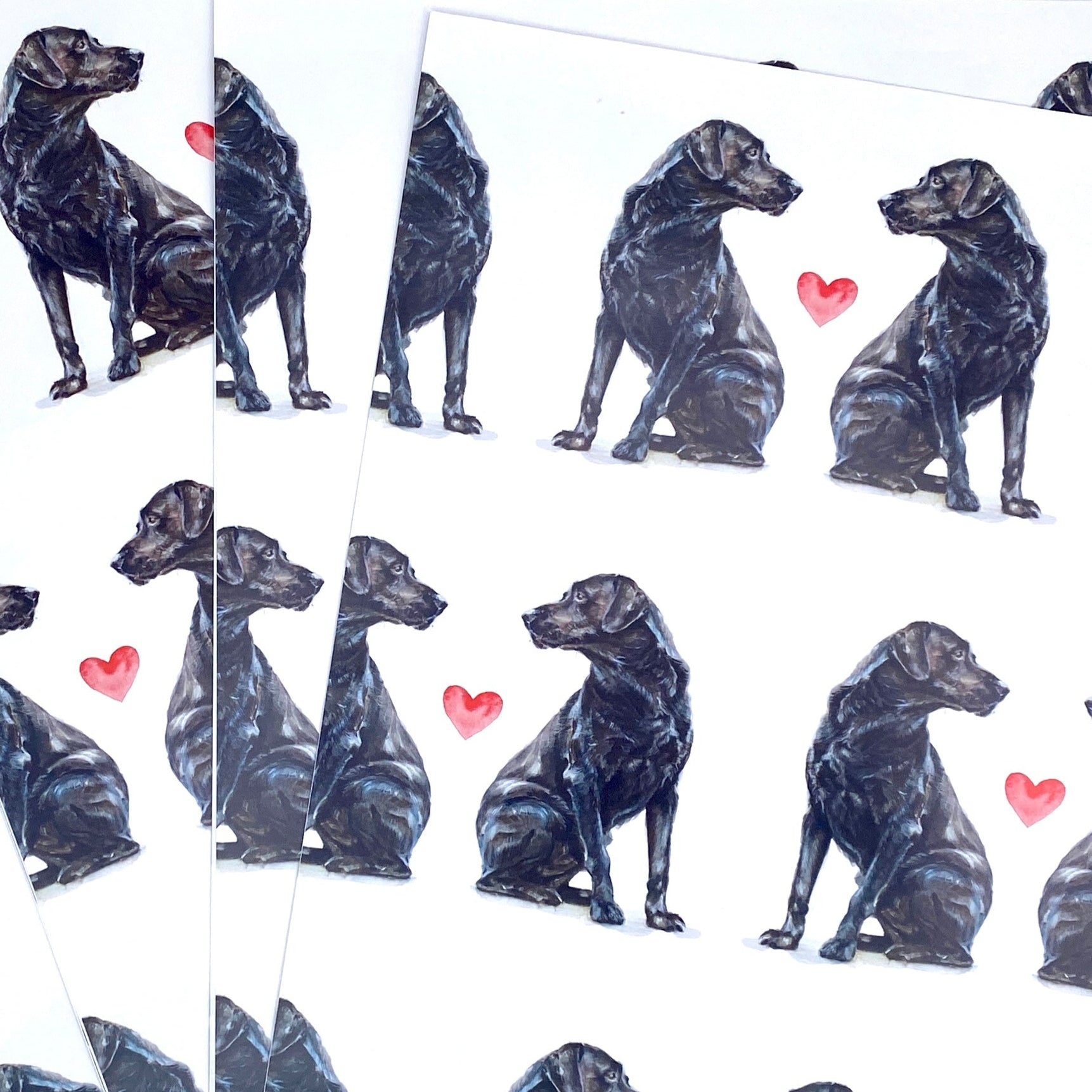Black Lab - Wrapping Paper