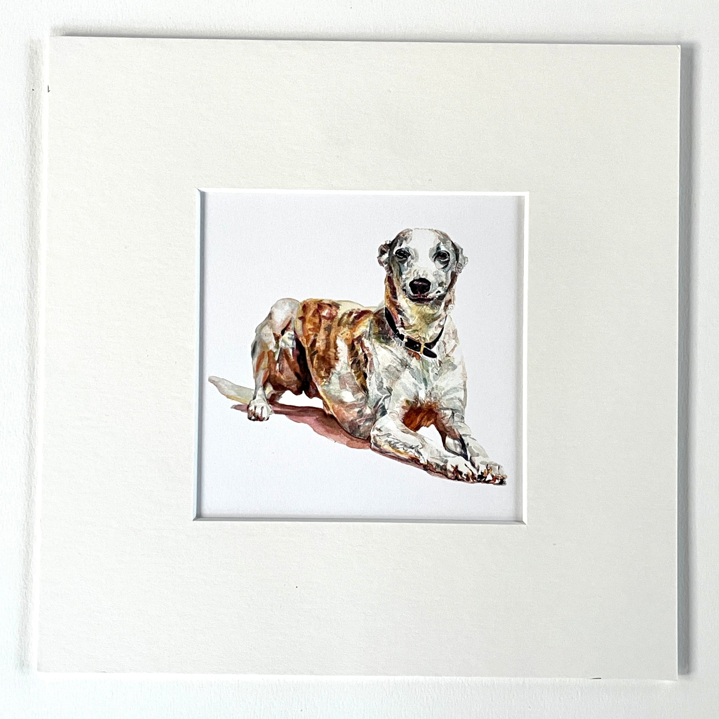 Whippet - Square Mini Print