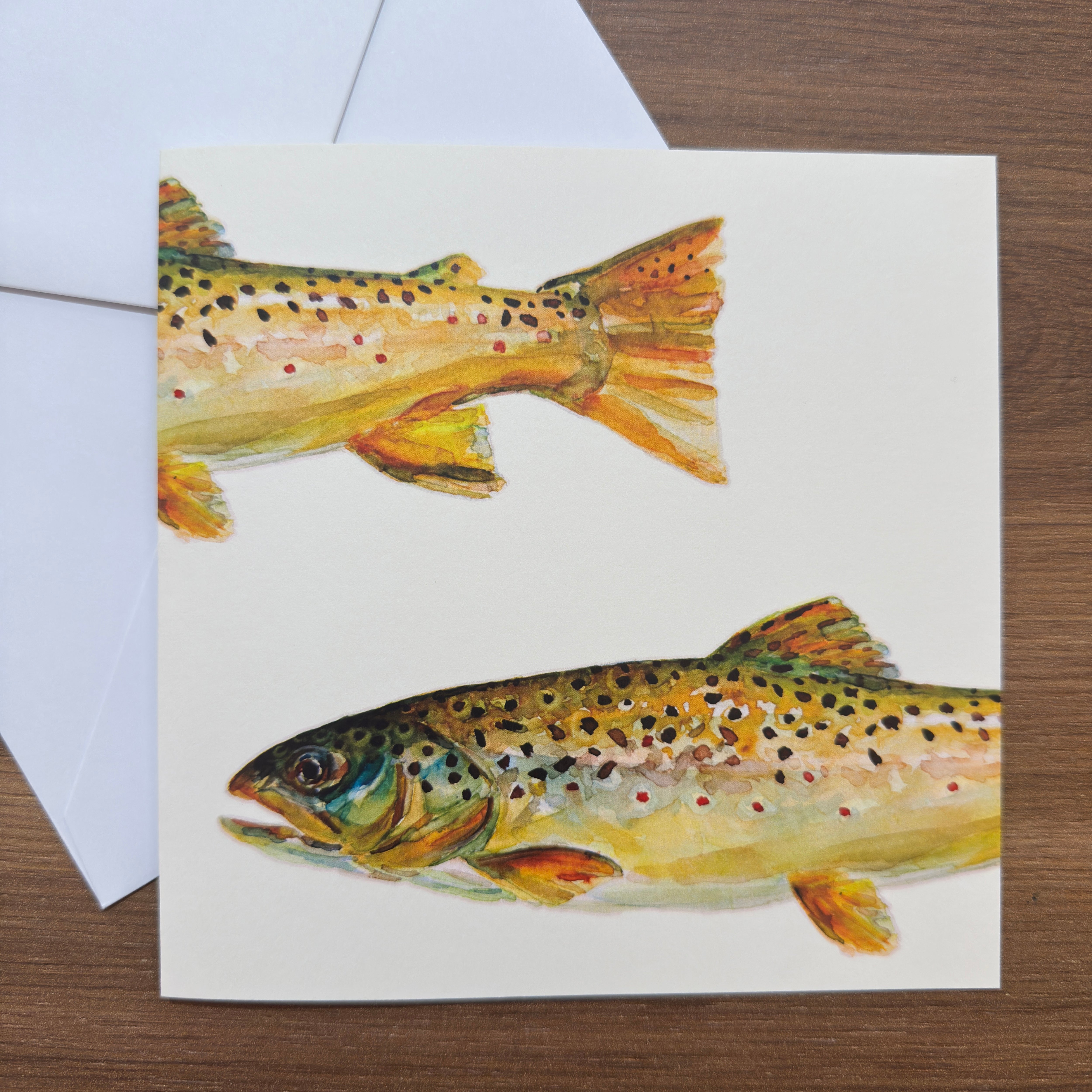 Brown Trout - Square Card