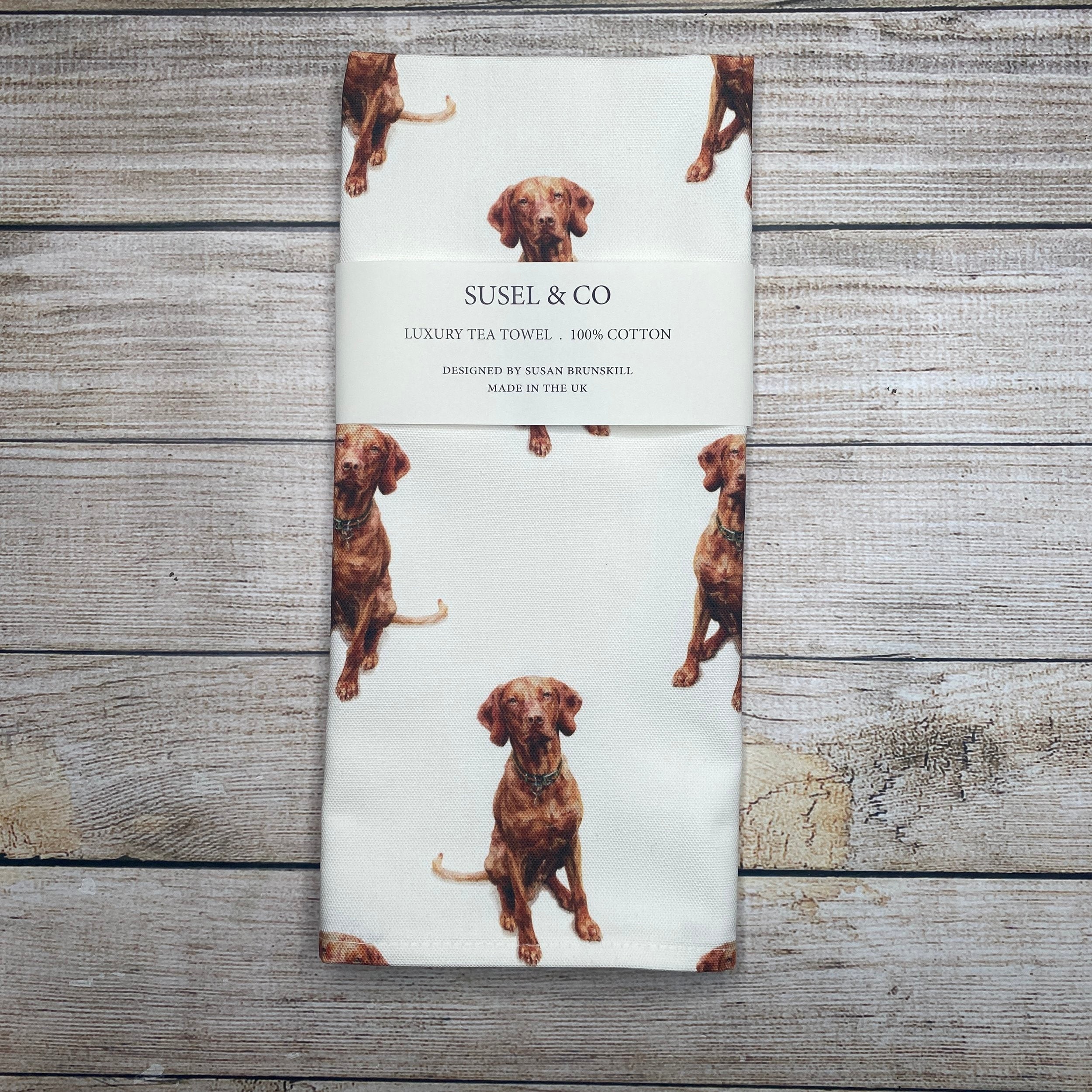 Hungarian Vizsla - Luxury Tea Towel