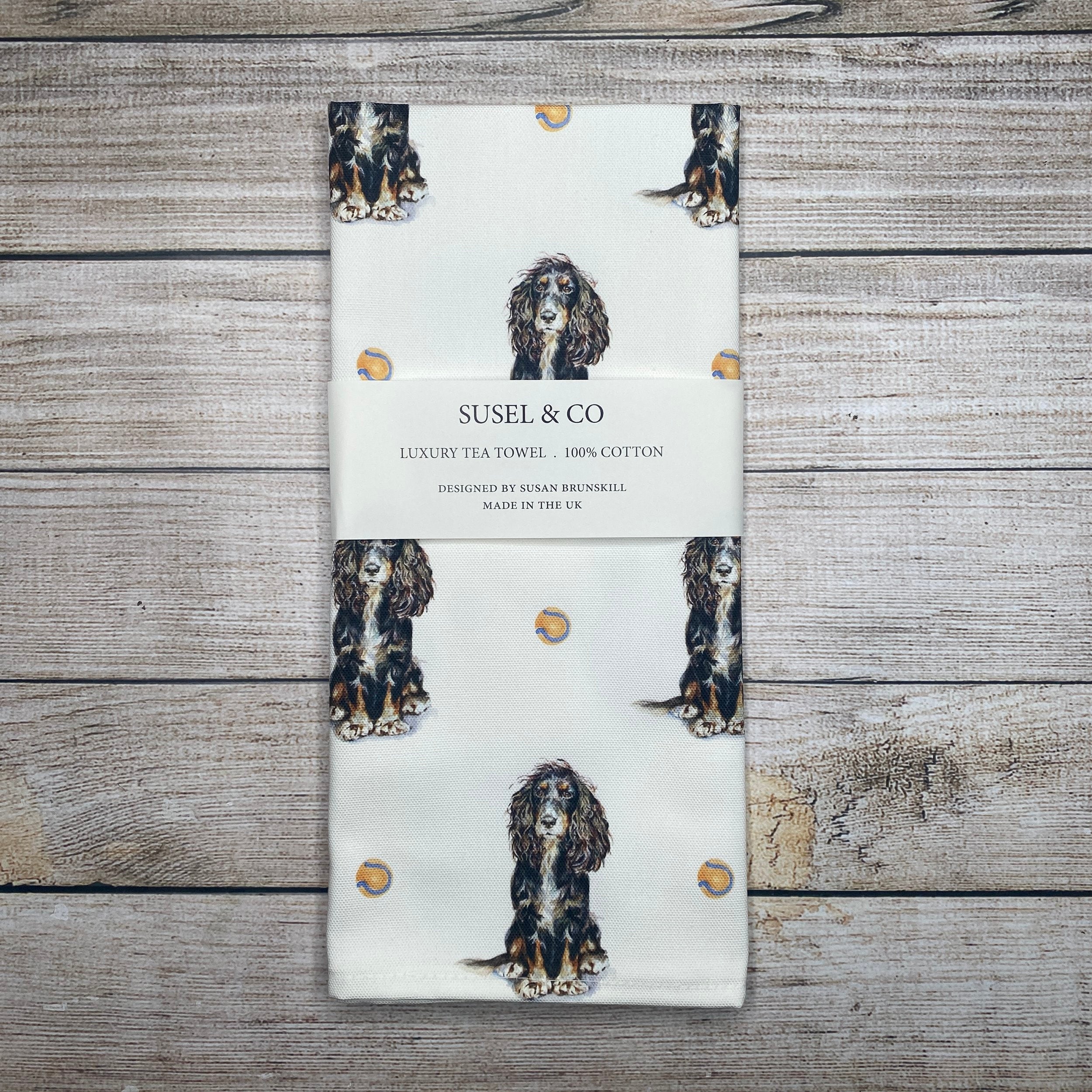 Spaniel - Luxury Tea Towel