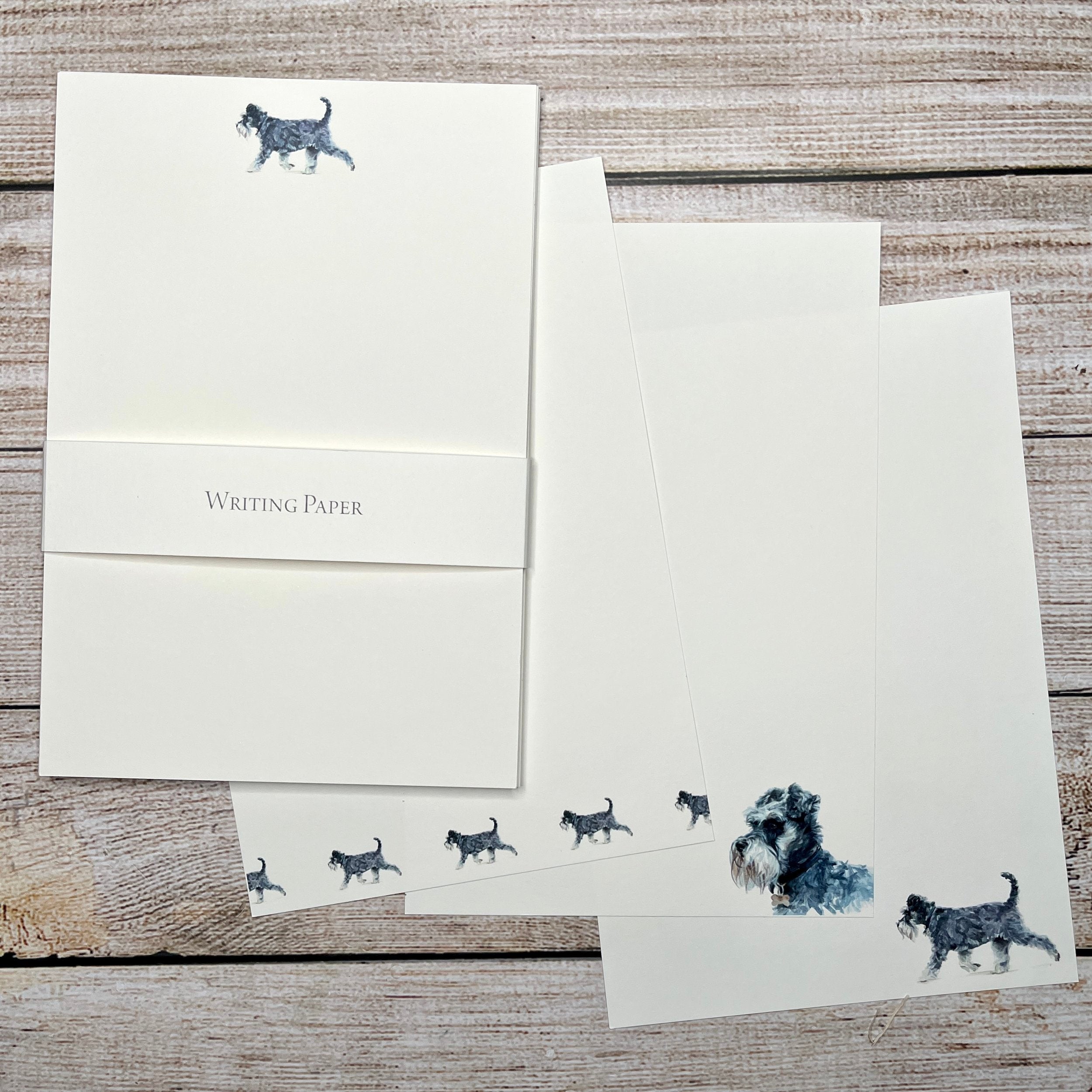 Schnauzer - Writing Set