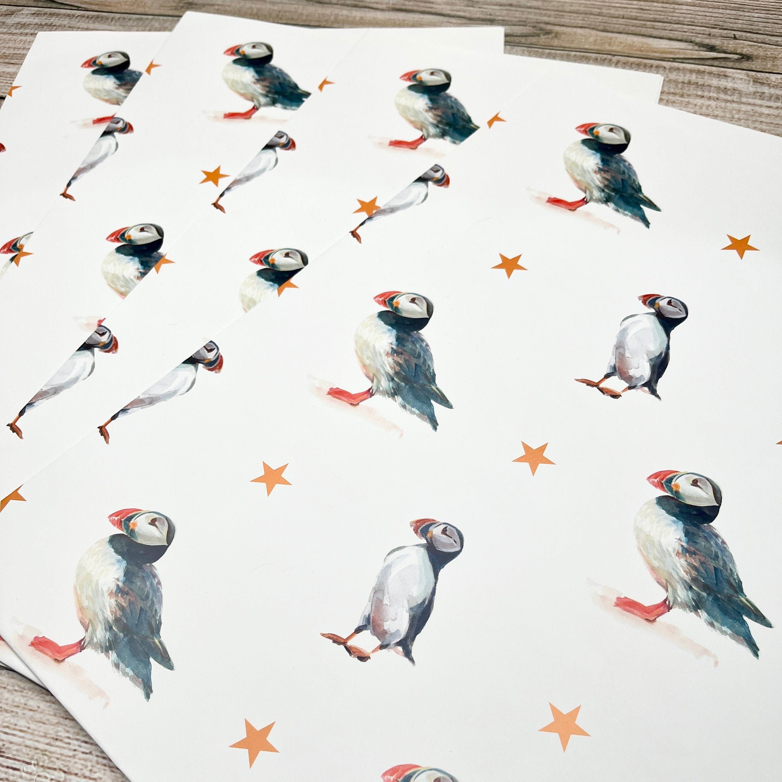 Puffin - Wrapping Paper
