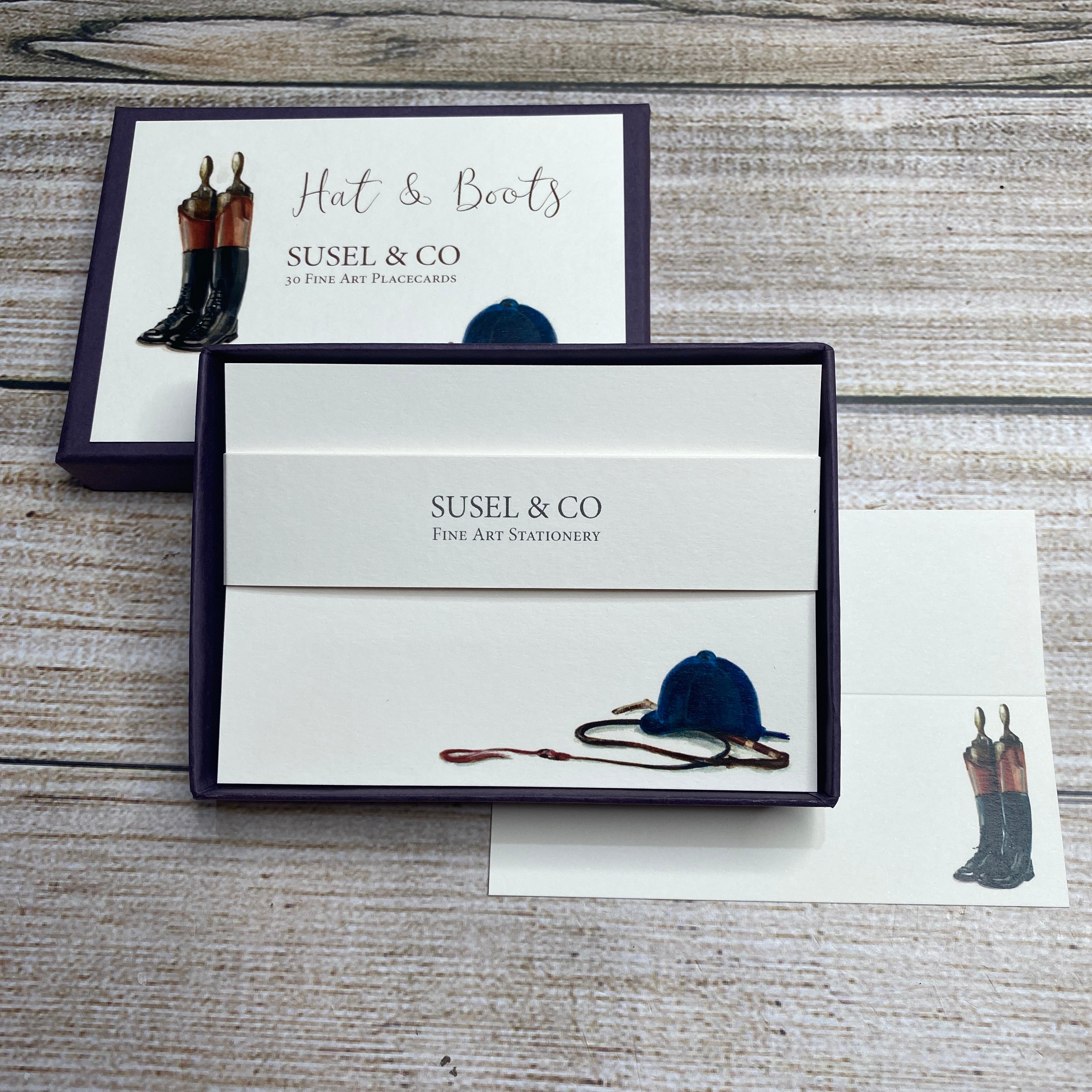 Hat & Boots - Place Cards