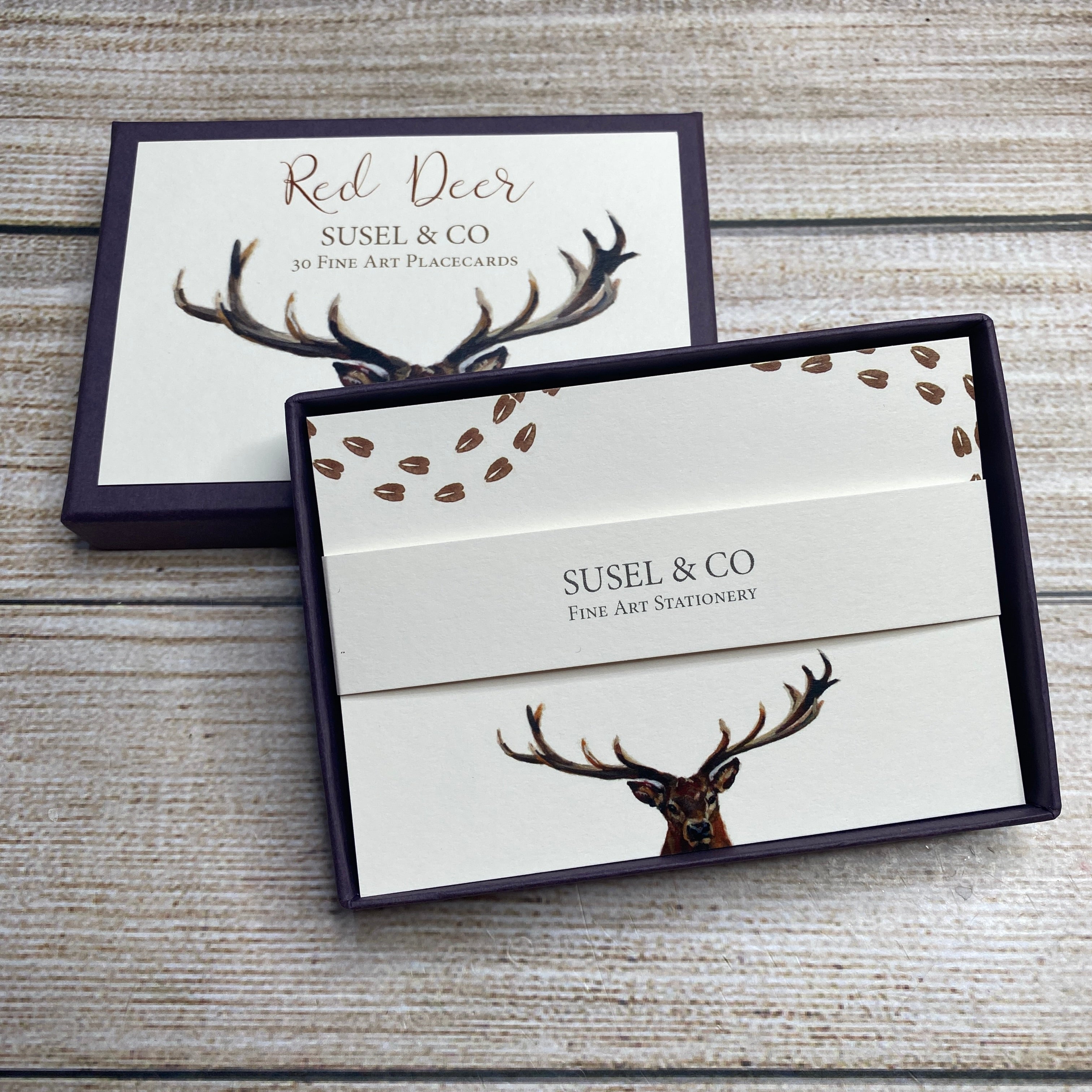 Red Deer - Place Cards