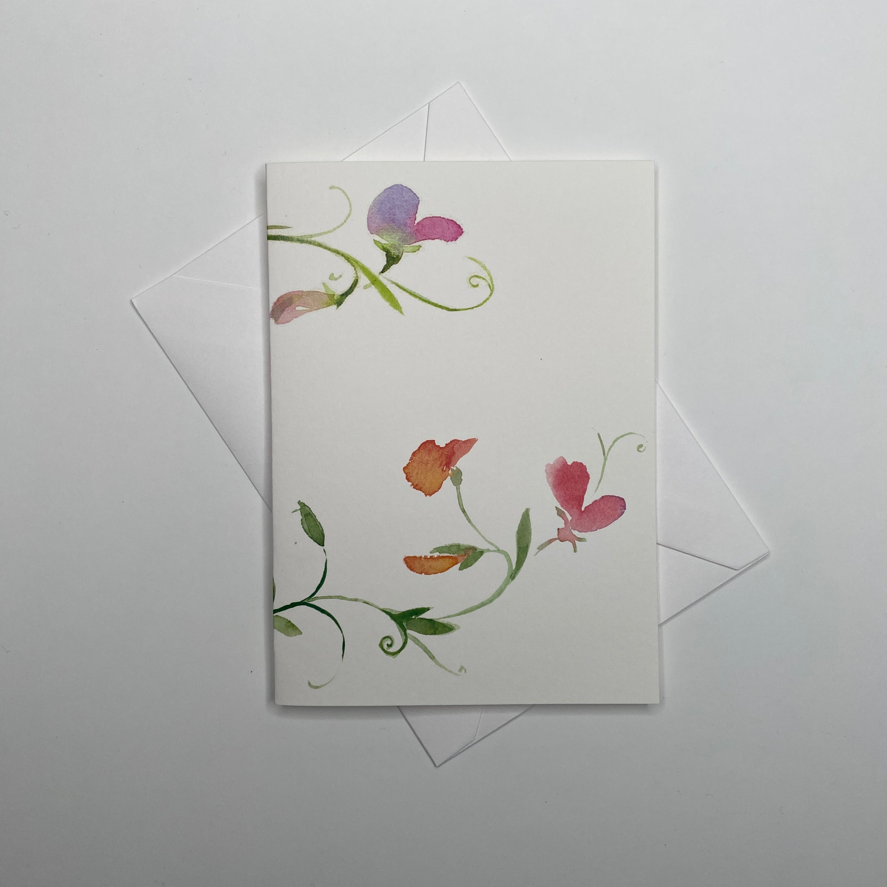 Sweet Pea - A6 Greetings Card
