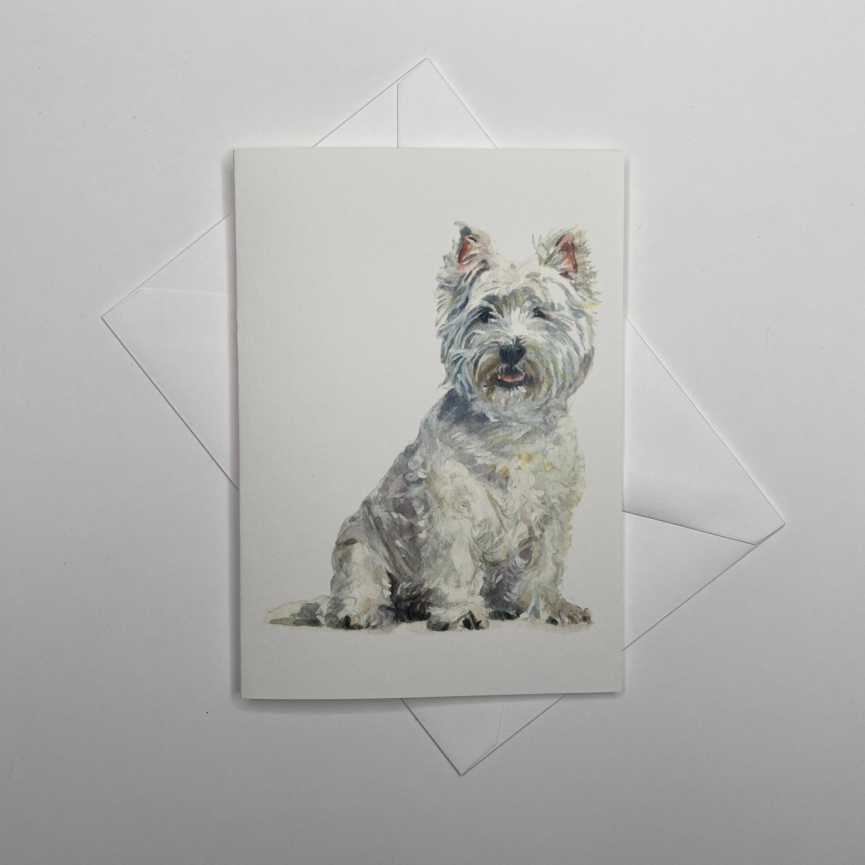 West Highland Terrier - A6 Greetings Card