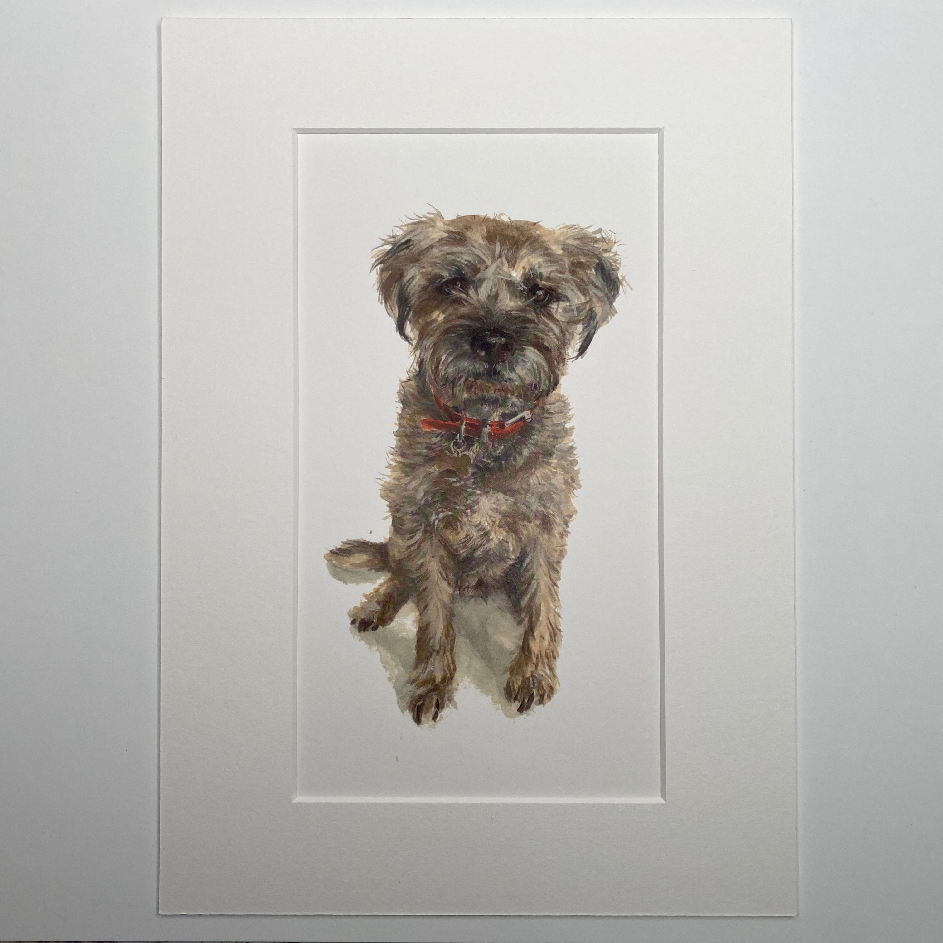 Border Terrier - Long Mini Print
