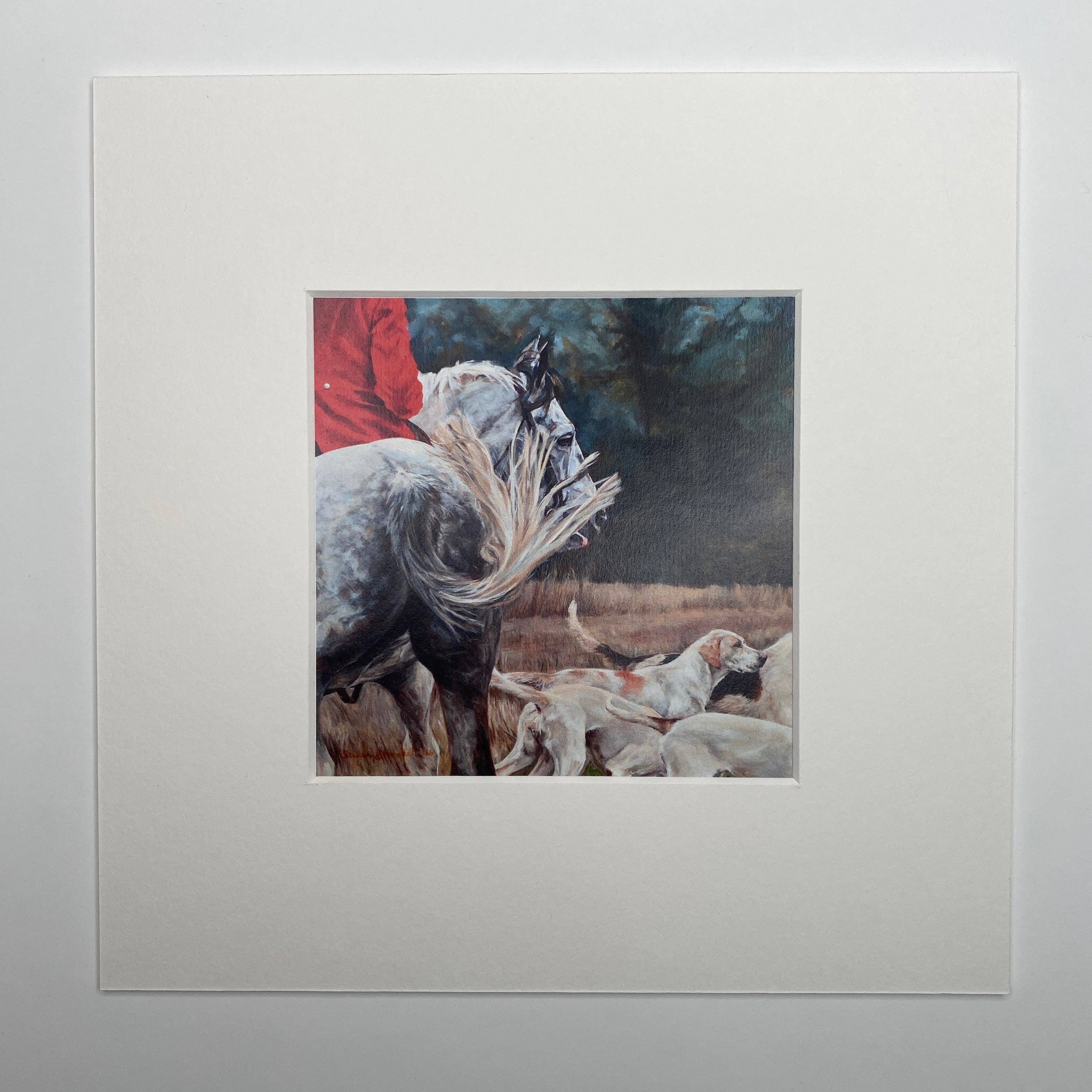 Horse and Hound - Square Mini Print