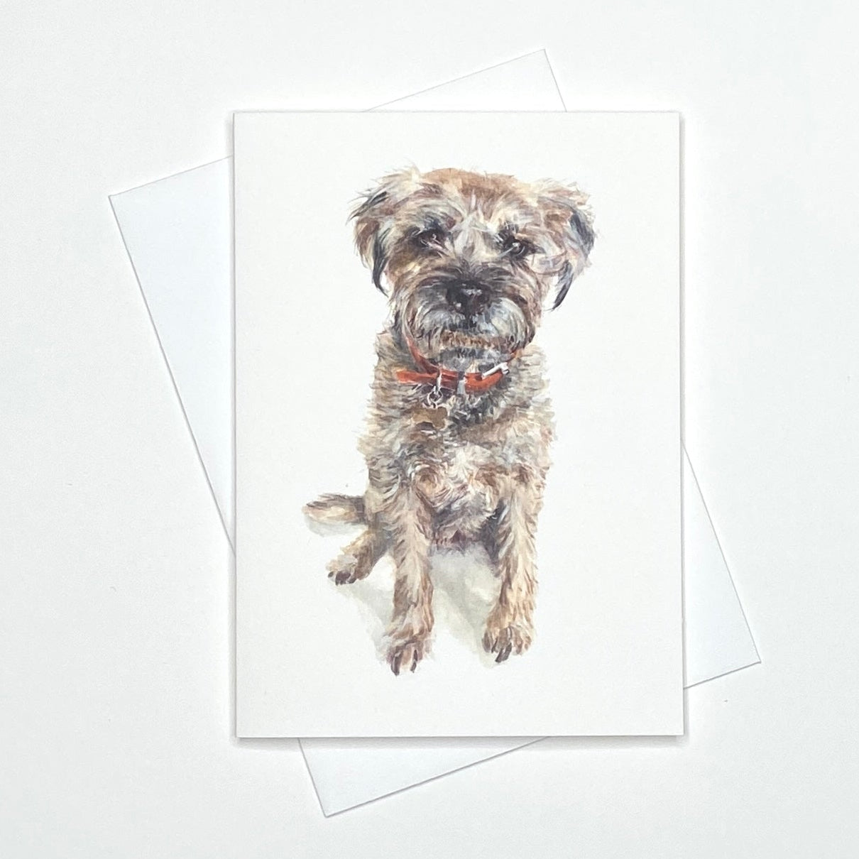 Border Terrier - A6 Greetings Card