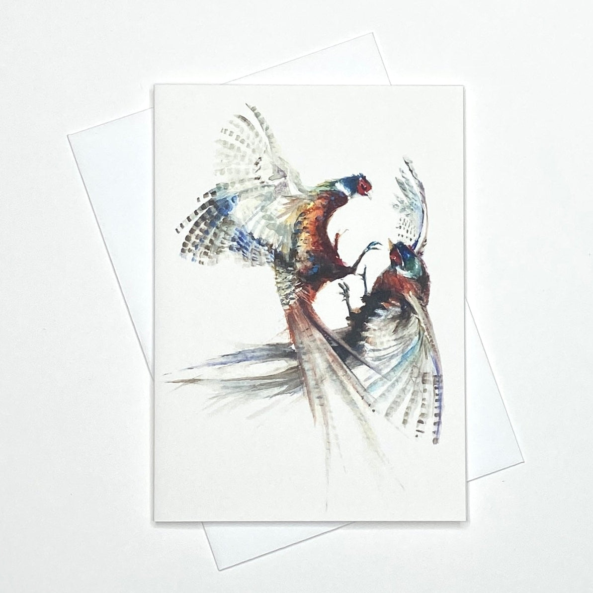 Cockfight - A6 Greetings Card