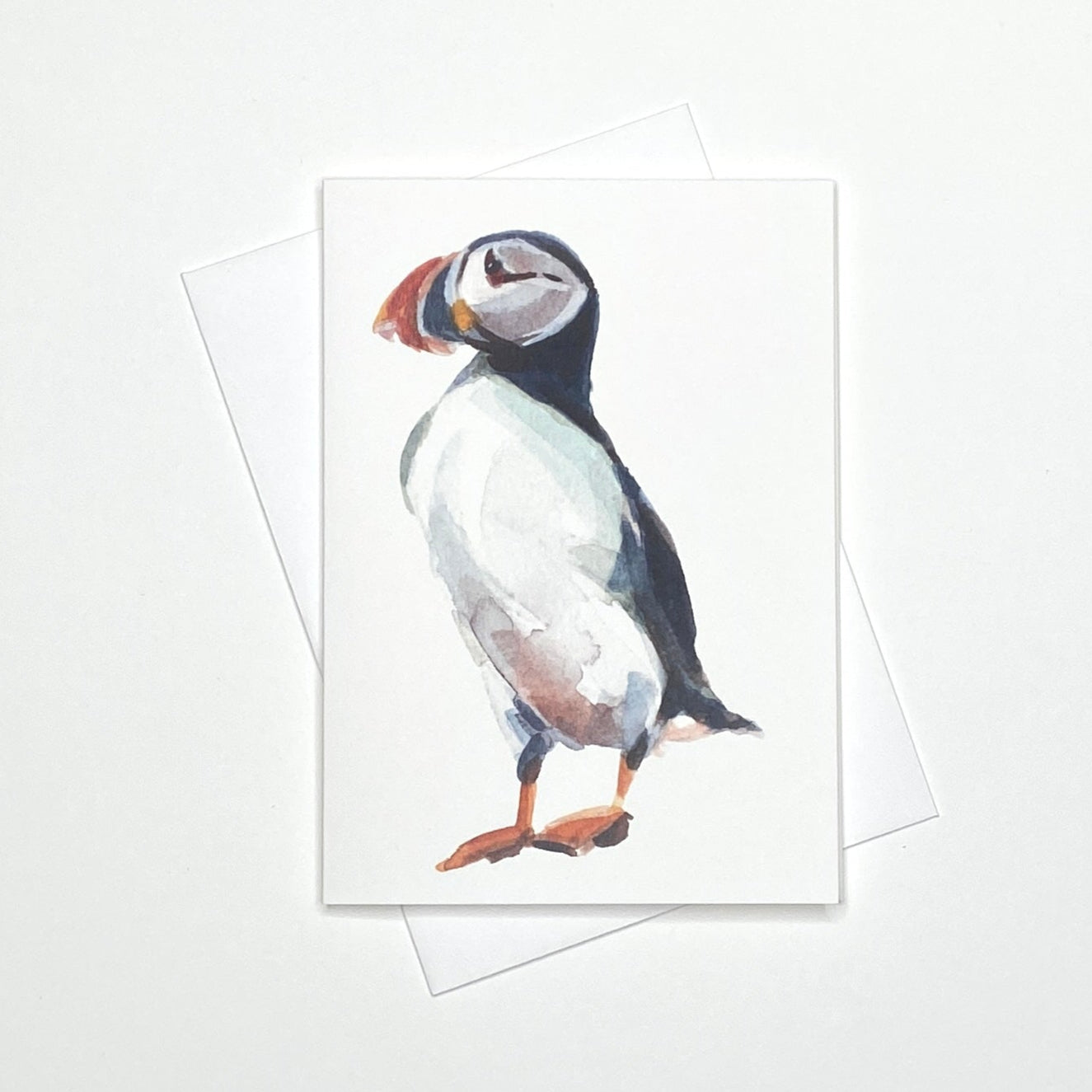 Perky Puffin - A6 Greetings Card